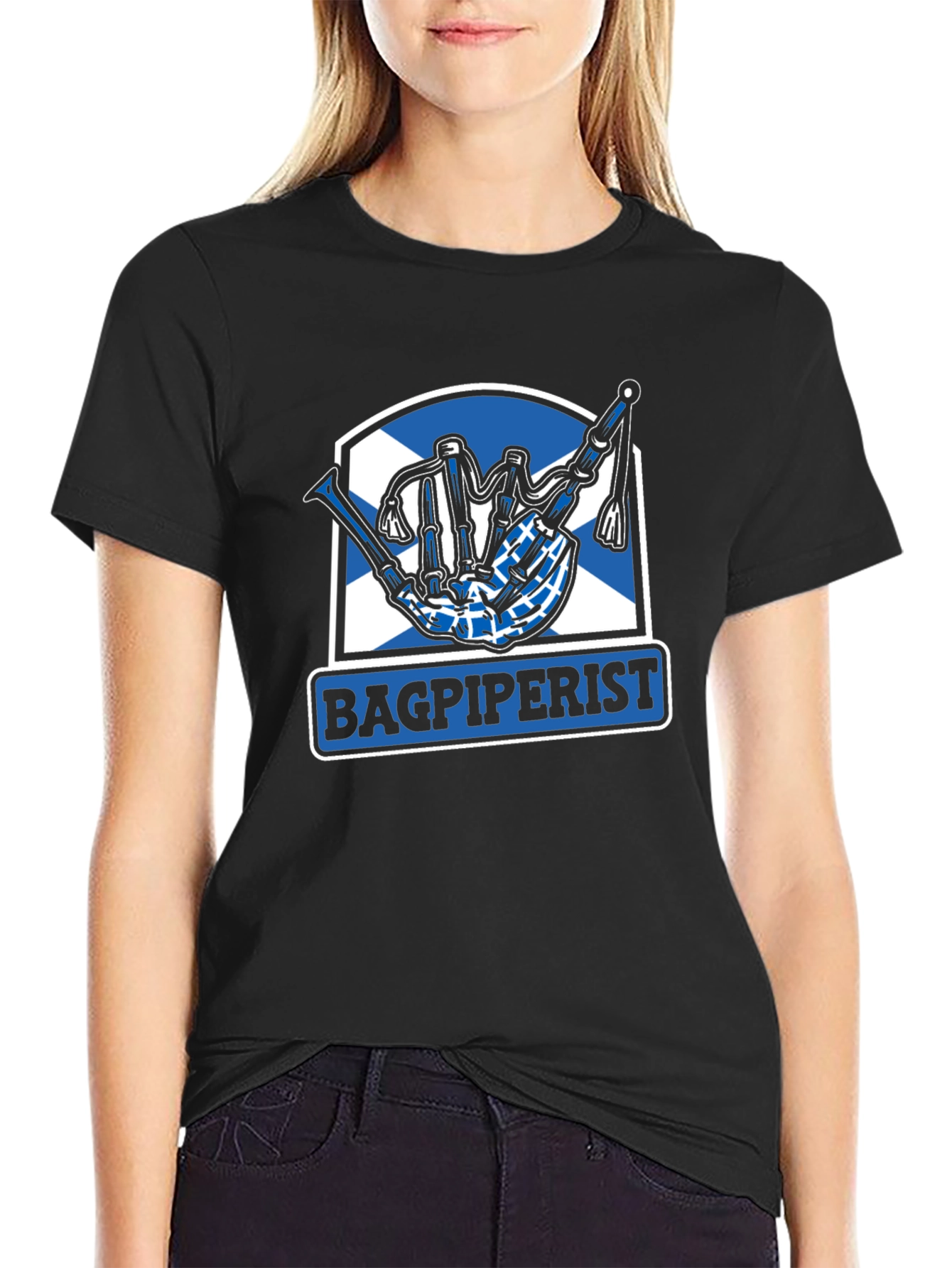 Bagpiperist Graphic T-Shirt - Scotland Pride Tee