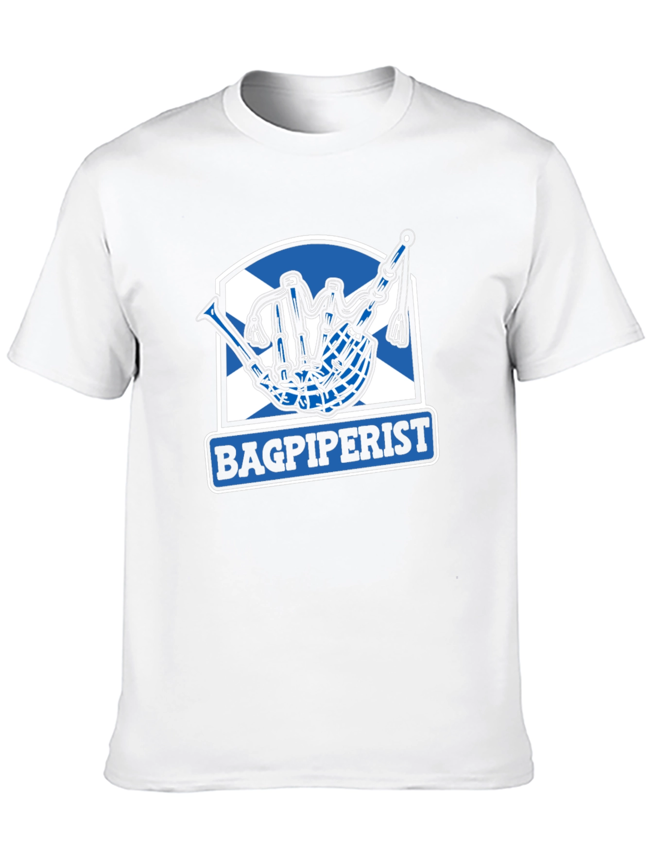 Bagpiperist Graphic T-Shirt - Scotland Pride Tee