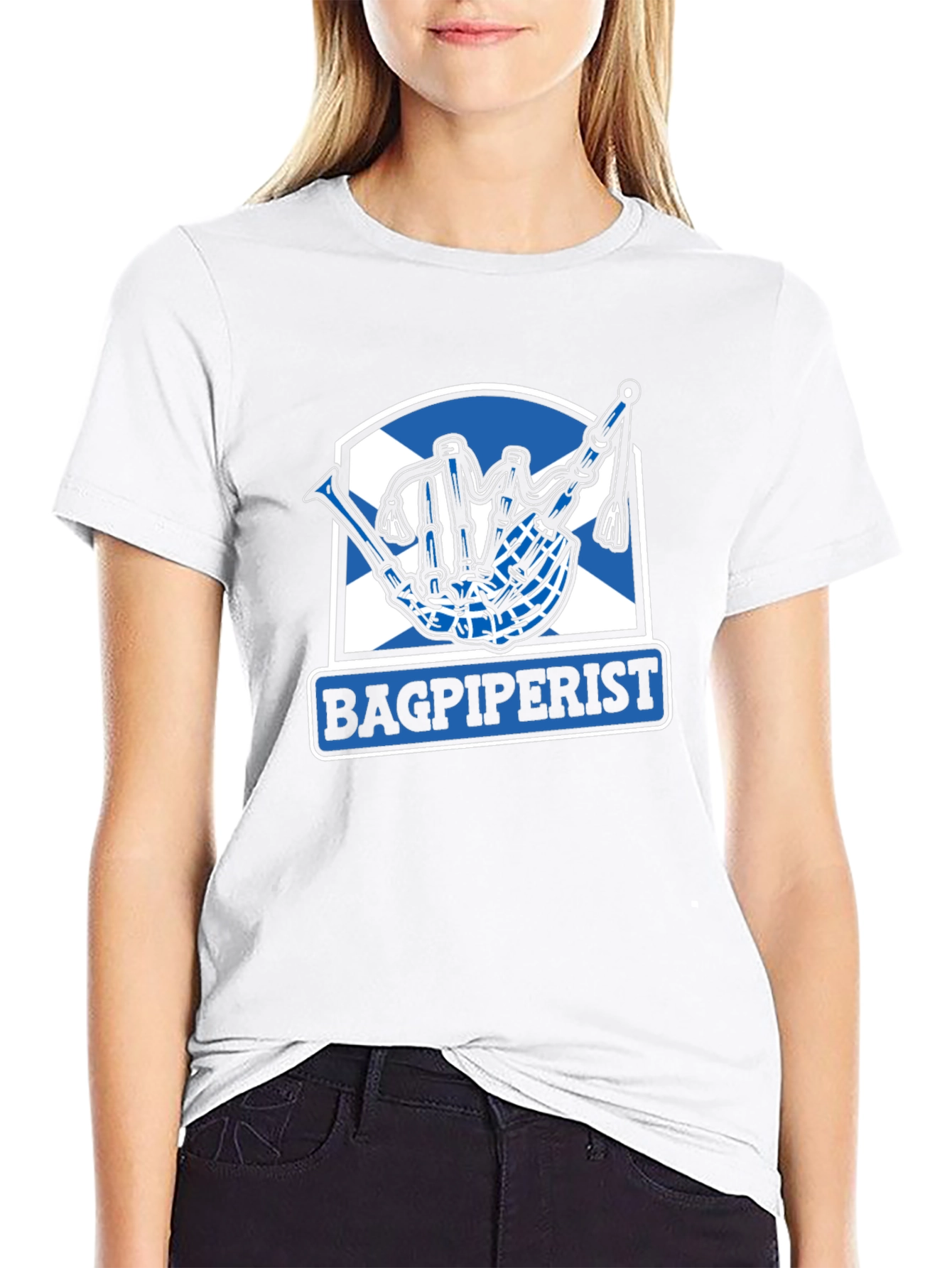 Bagpiperist Graphic T-Shirt - Scotland Pride Tee