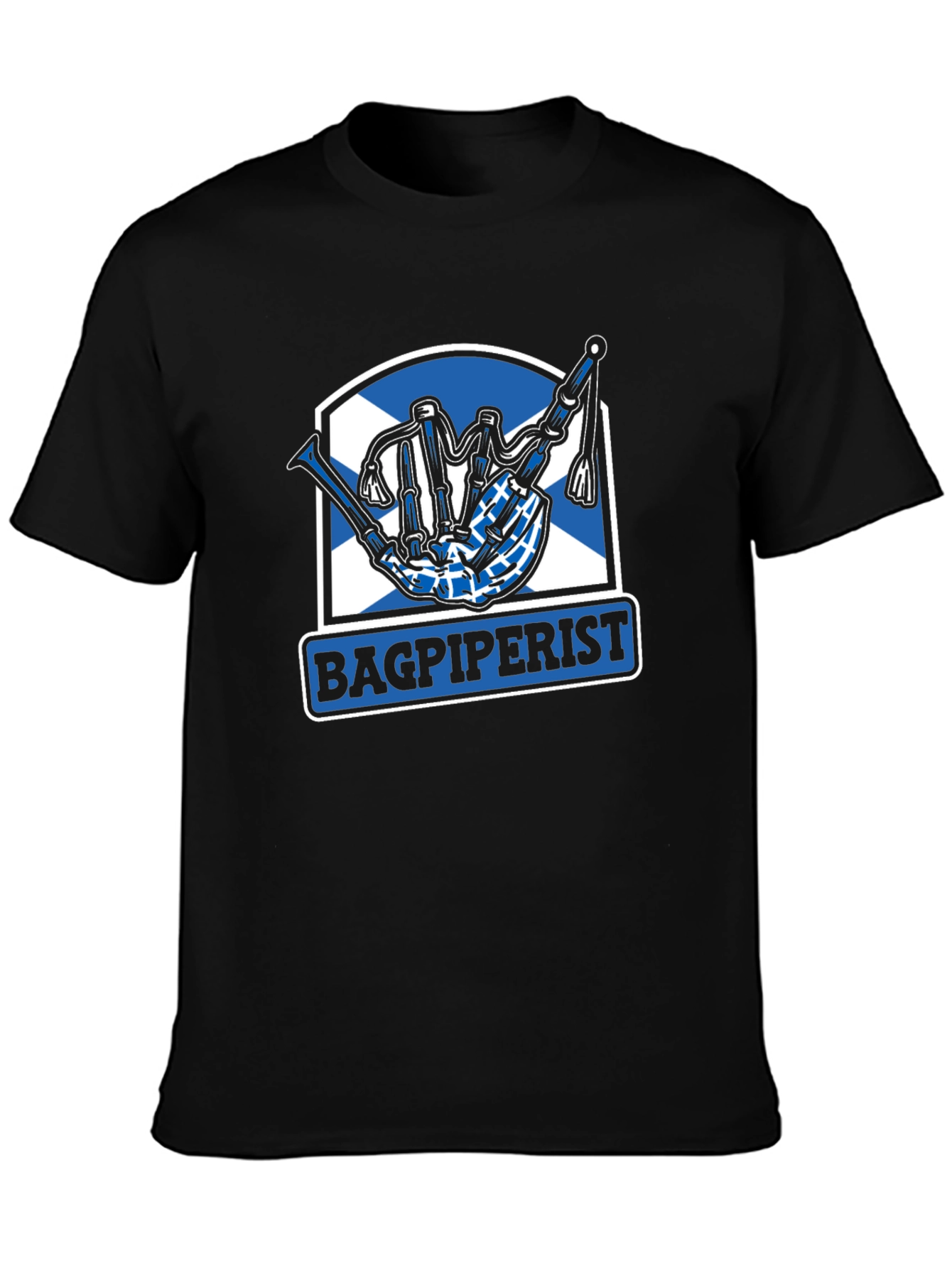 Bagpiperist Graphic T-Shirt - Scotland Pride Tee