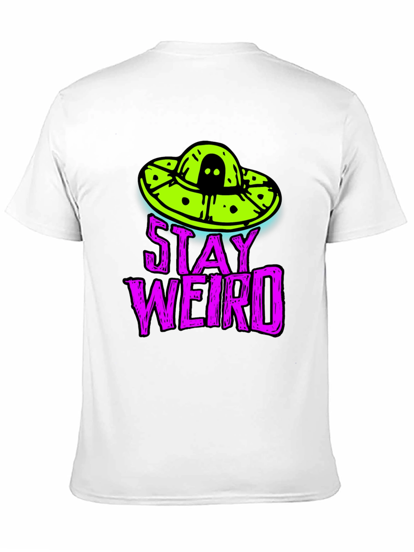 Stay Weird Alien UFO T-Shirt