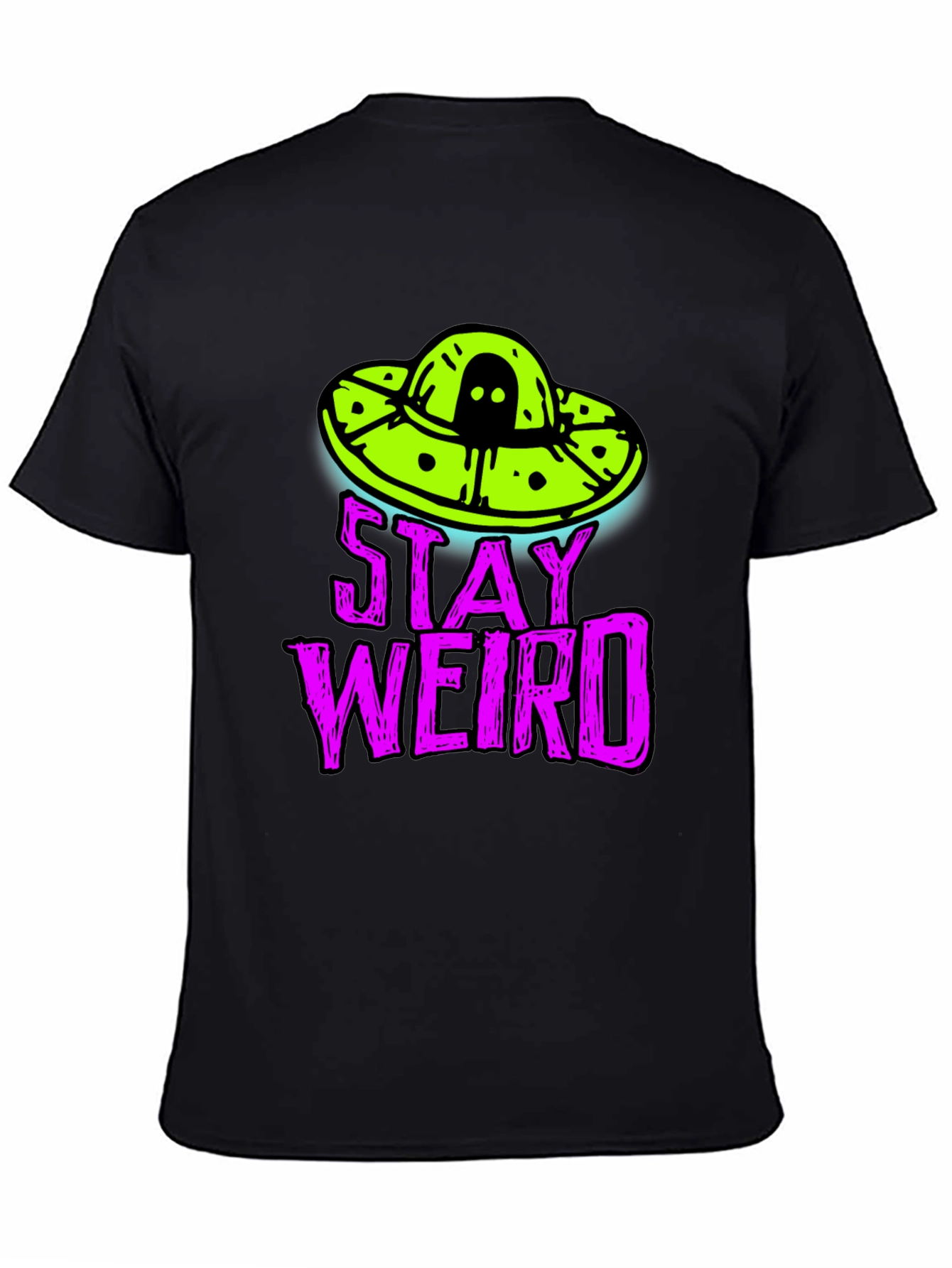Stay Weird Alien UFO T-Shirt