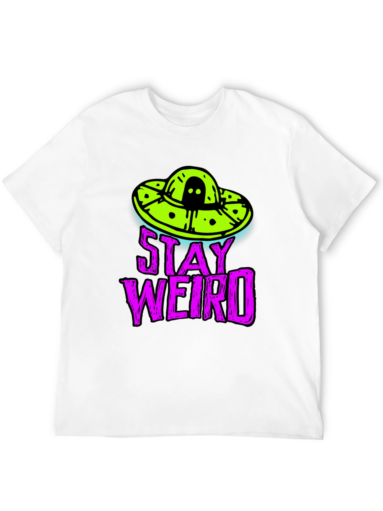 Stay Weird Alien UFO T-Shirt