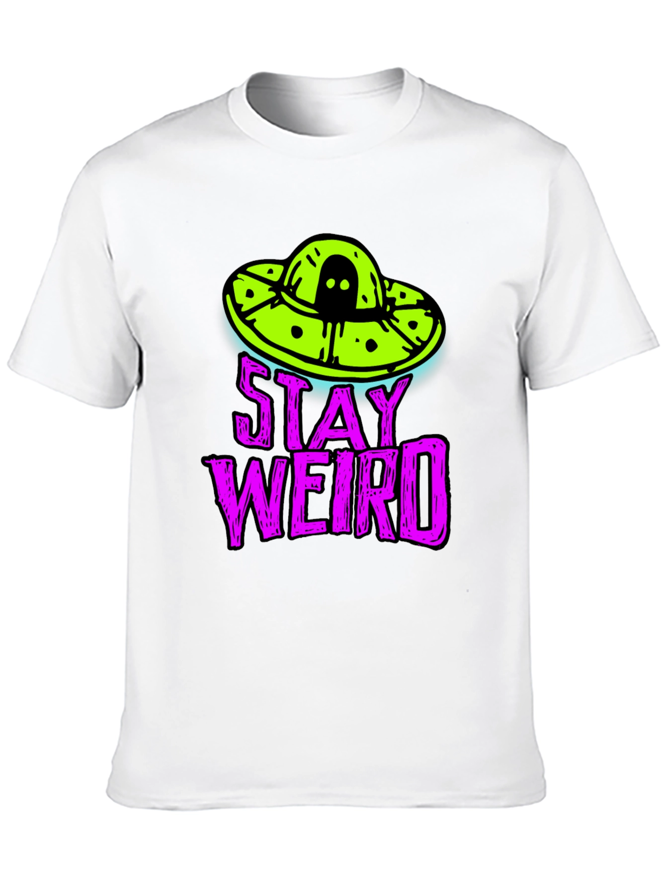 Stay Weird Alien UFO T-Shirt