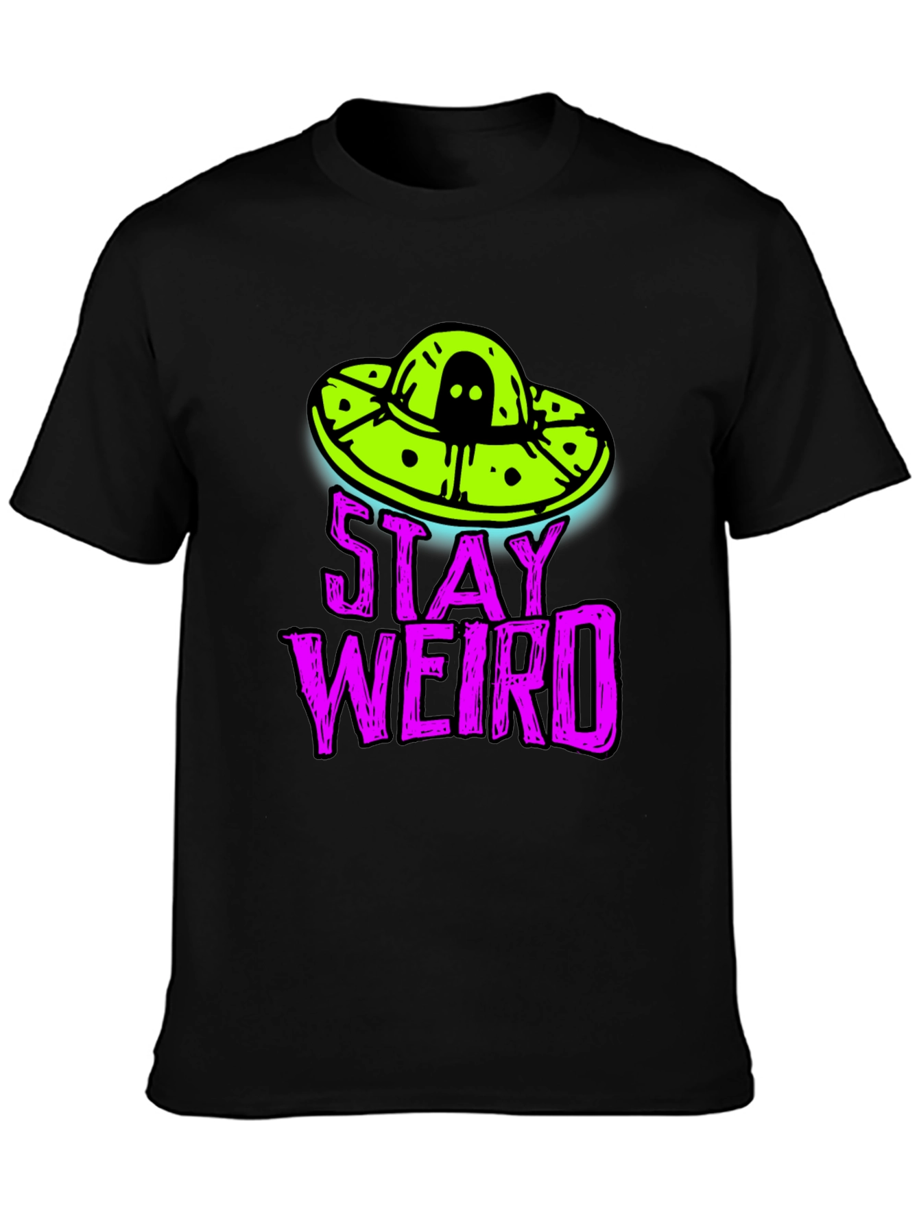 Stay Weird Alien UFO T-Shirt