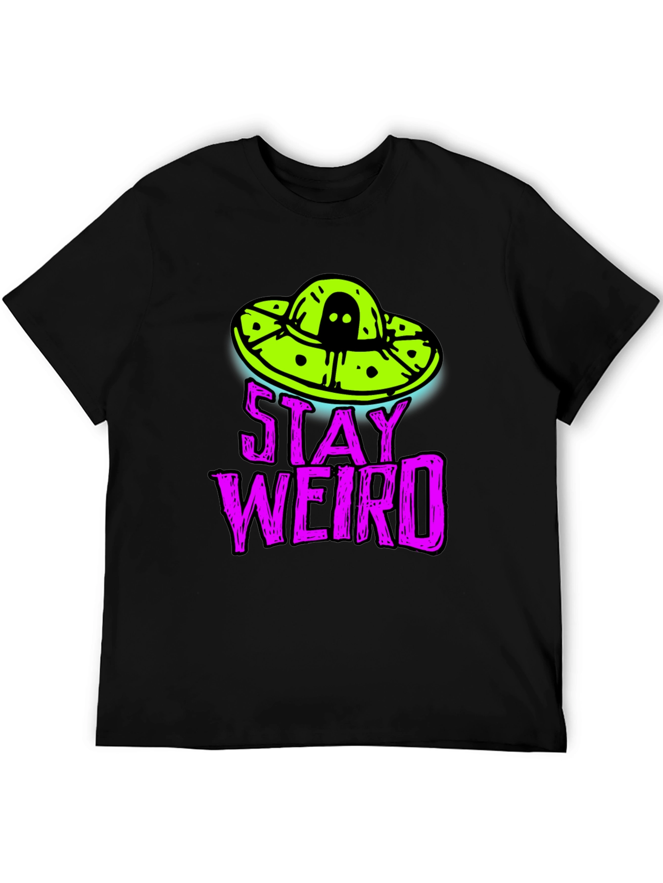 Stay Weird Alien UFO T-Shirt
