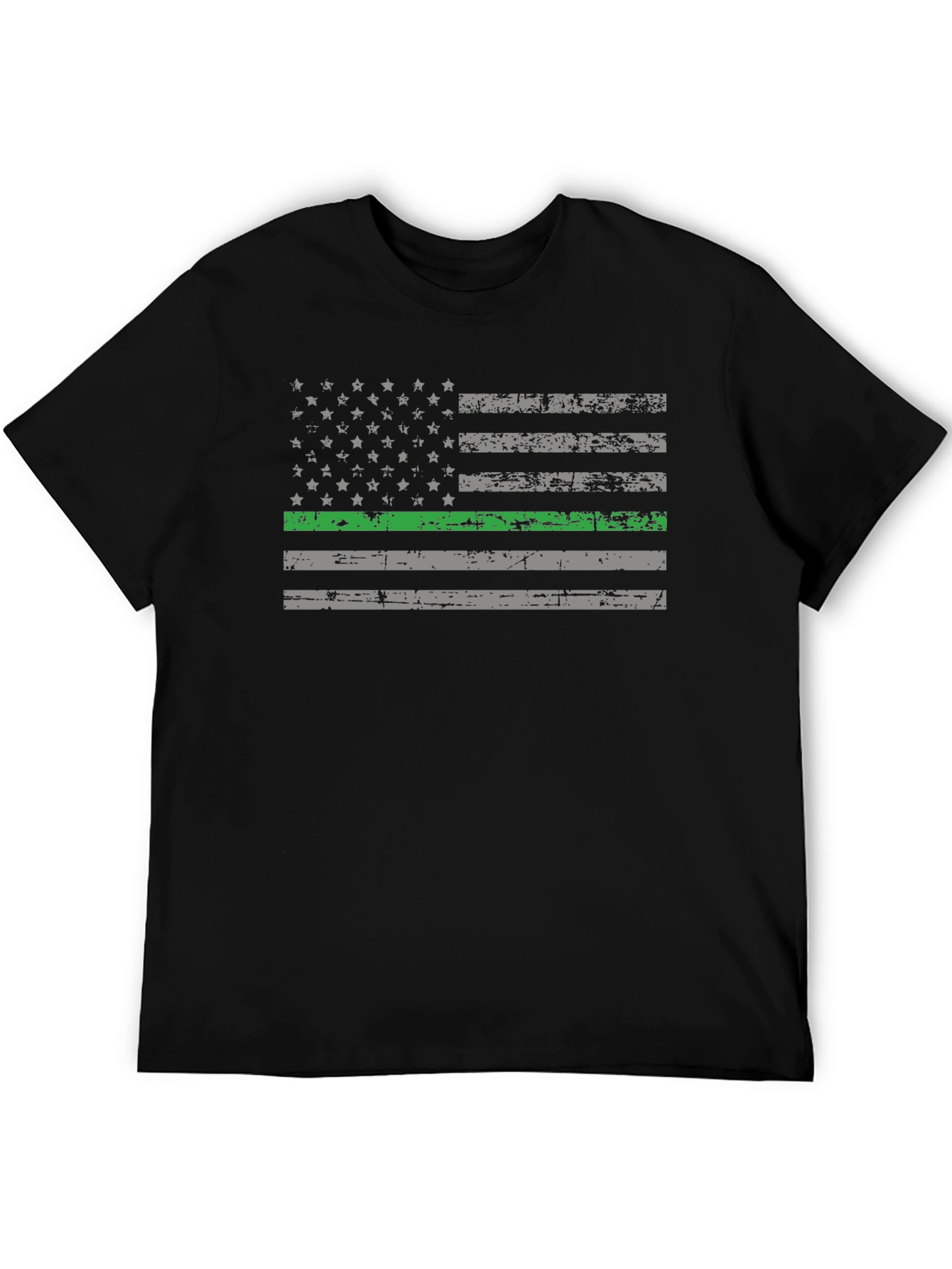 Thin Green Line American Flag Graphic Tee