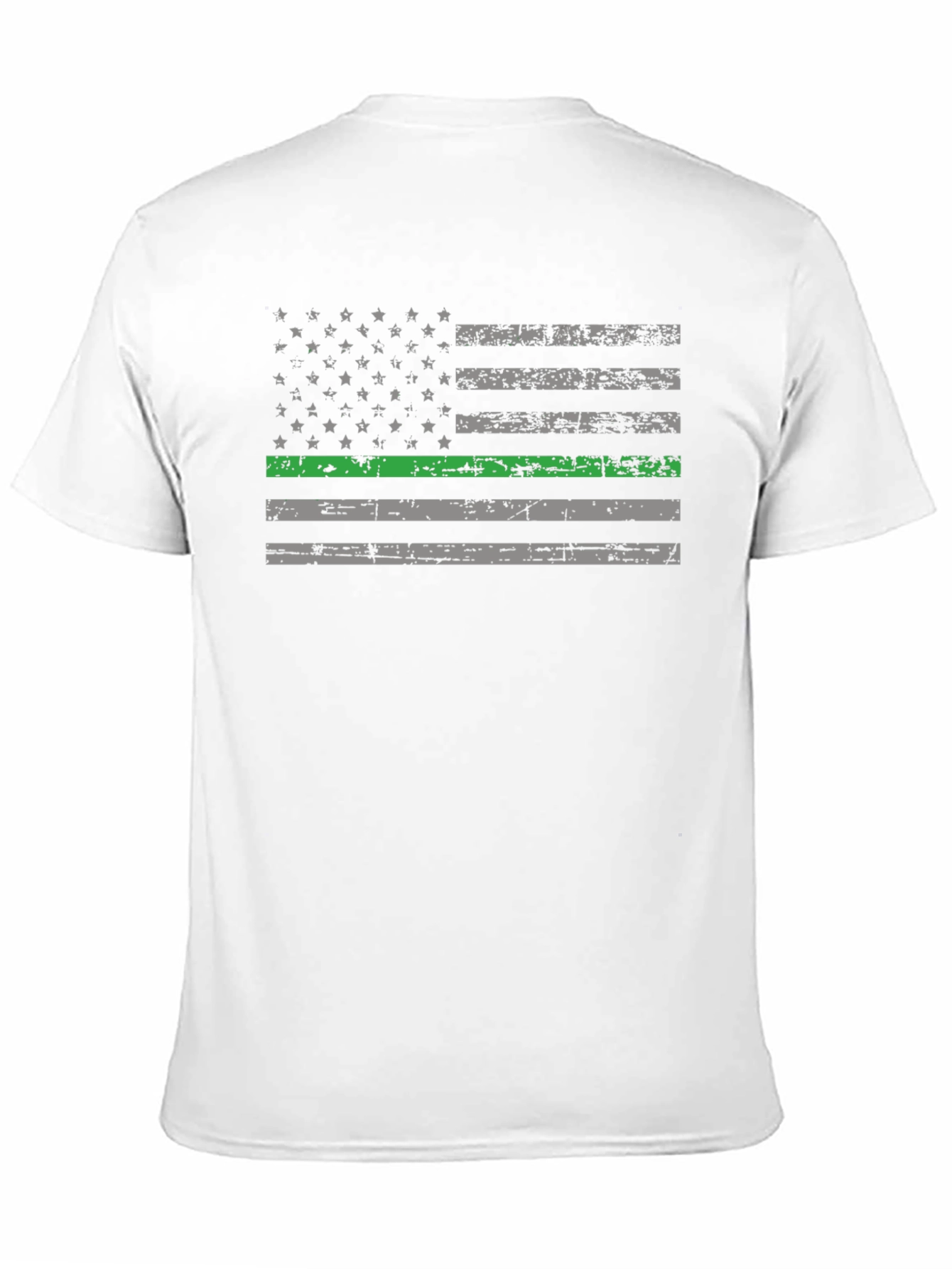 Thin Green Line American Flag Graphic Tee