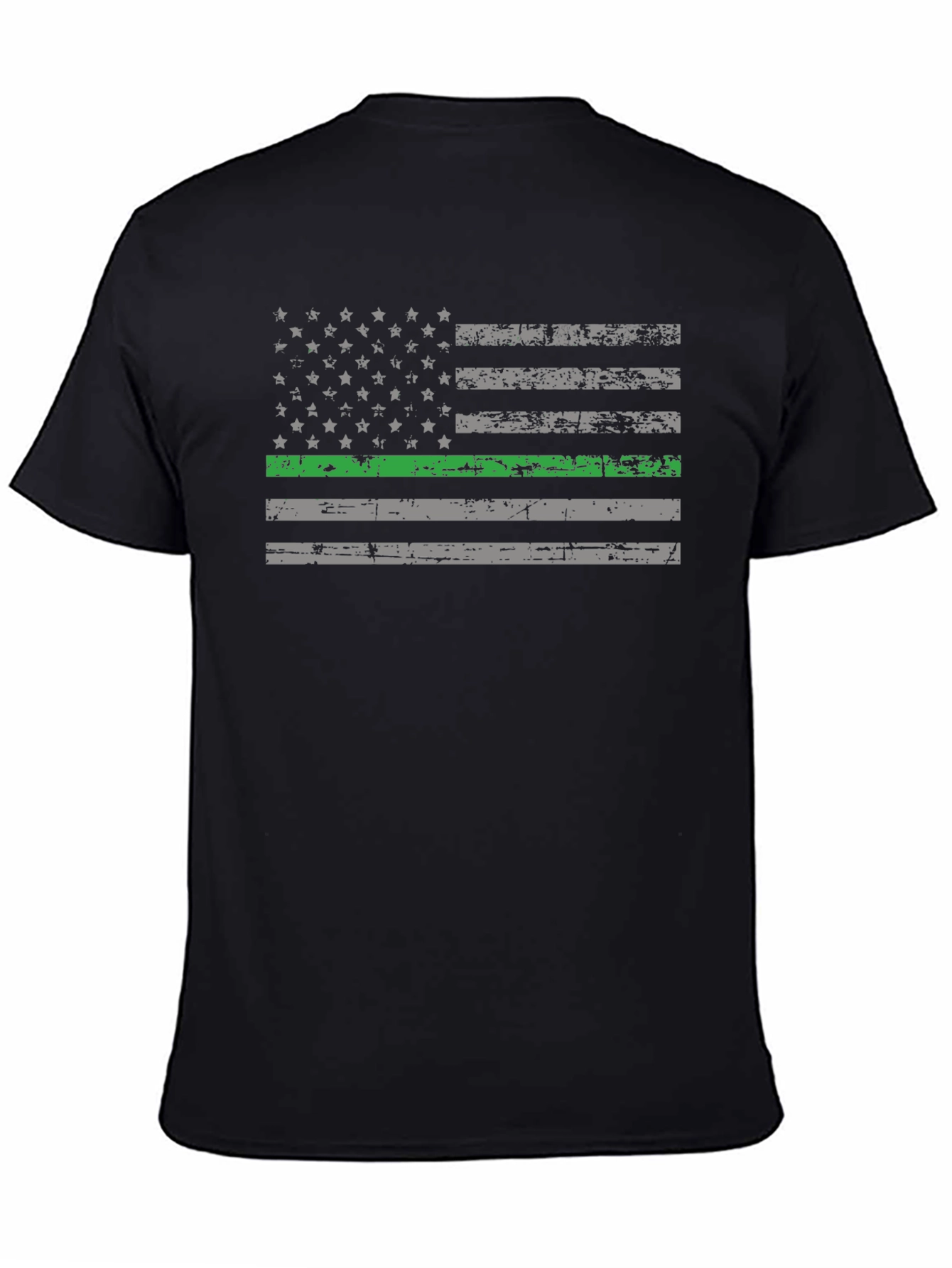 Thin Green Line American Flag Graphic Tee