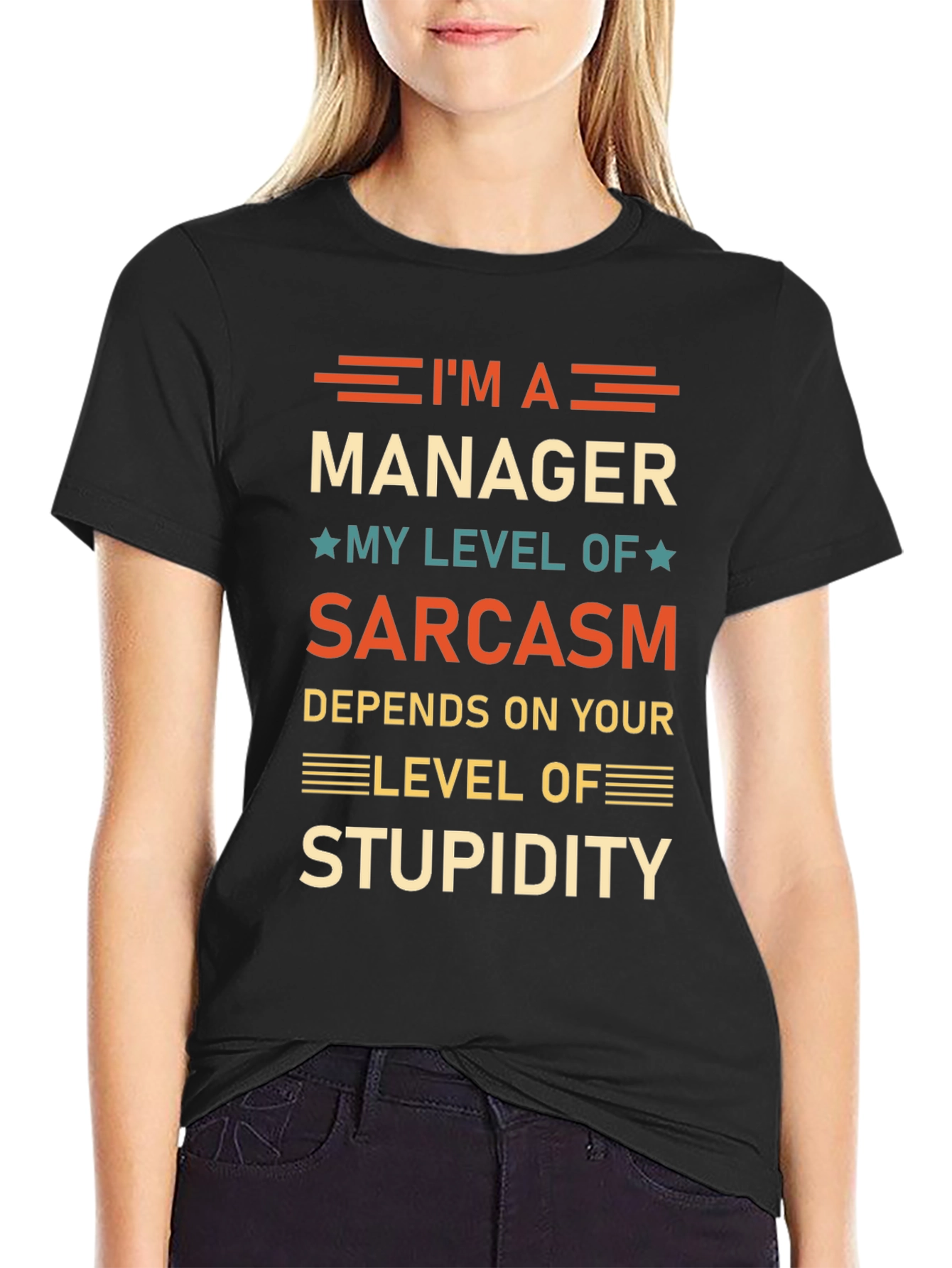Sarcastic Manager T-Shirt - Funny Workplace Humor