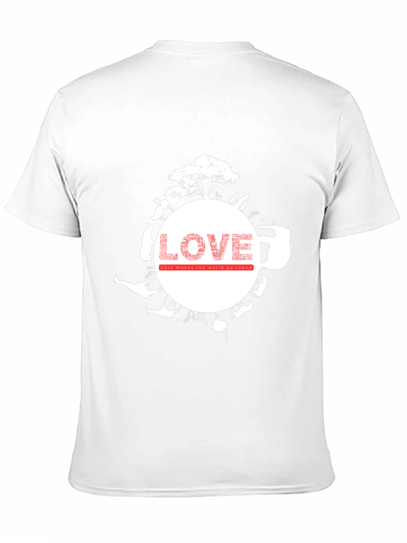 Love Makes the World Go Round Graphic Tee