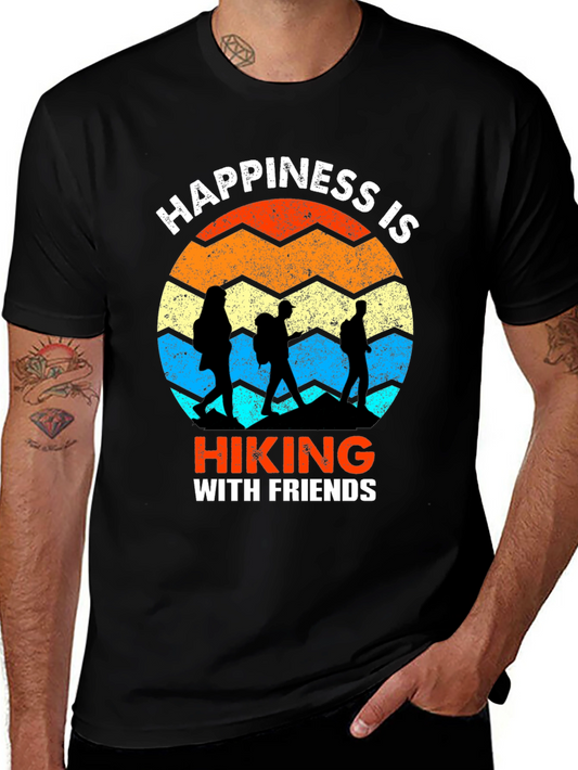 Happiness is Hiking with Friends T-Shirt