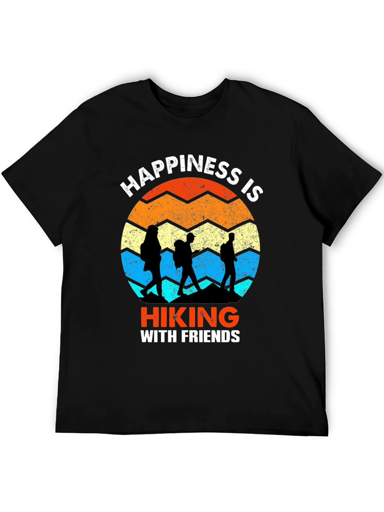 Happiness is Hiking with Friends T-Shirt