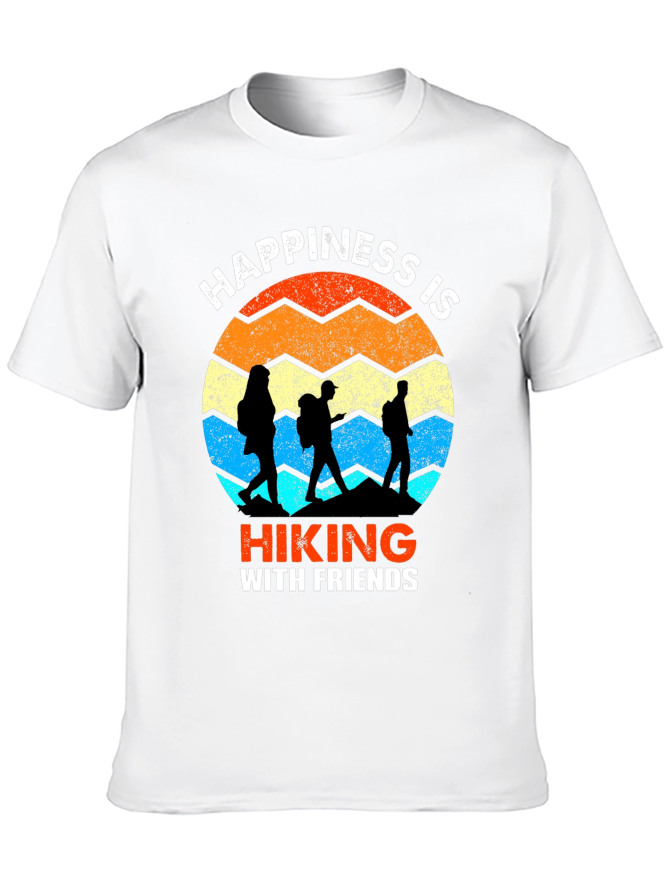 Happiness is Hiking with Friends T-Shirt