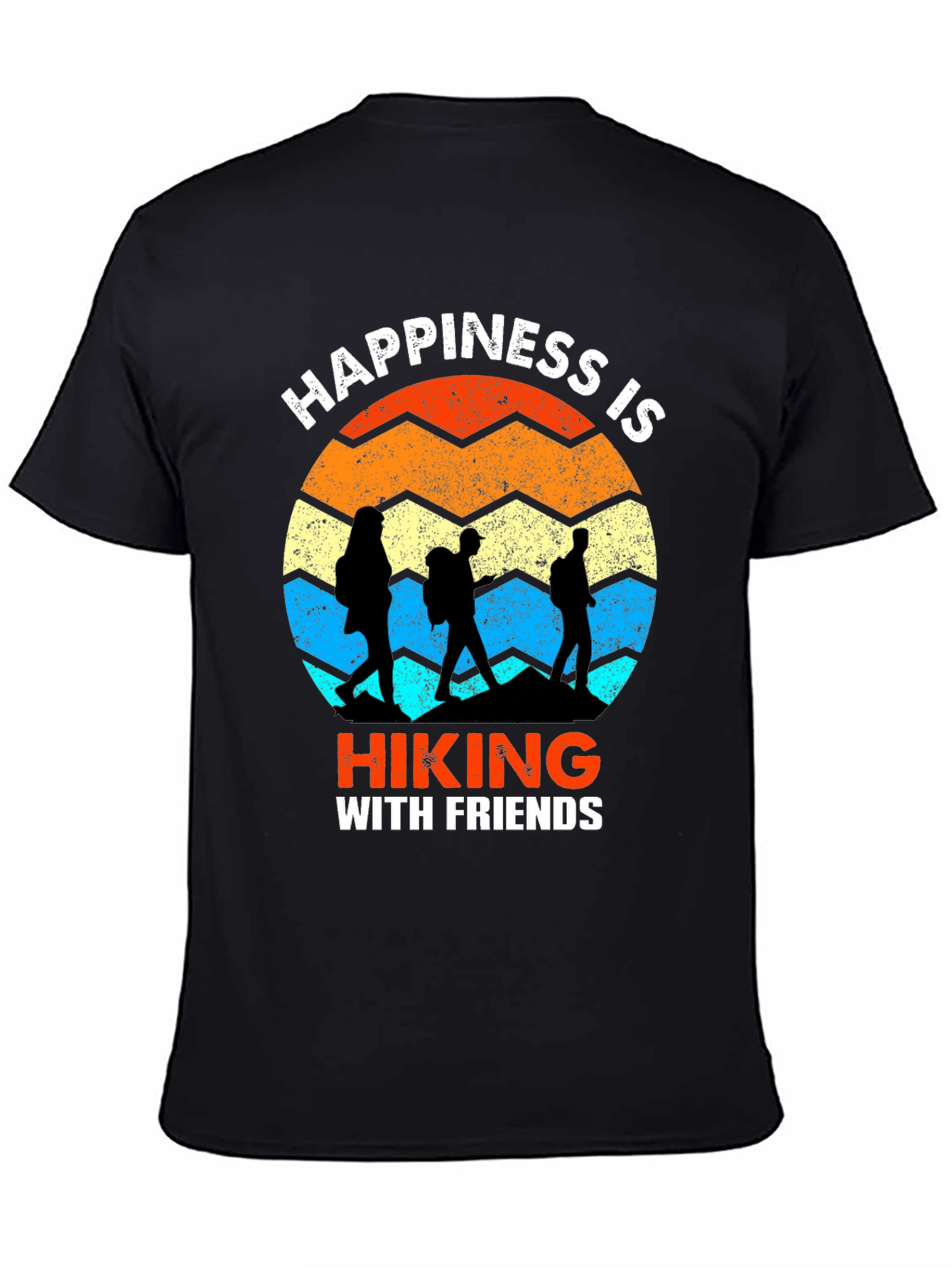 Happiness is Hiking with Friends T-Shirt