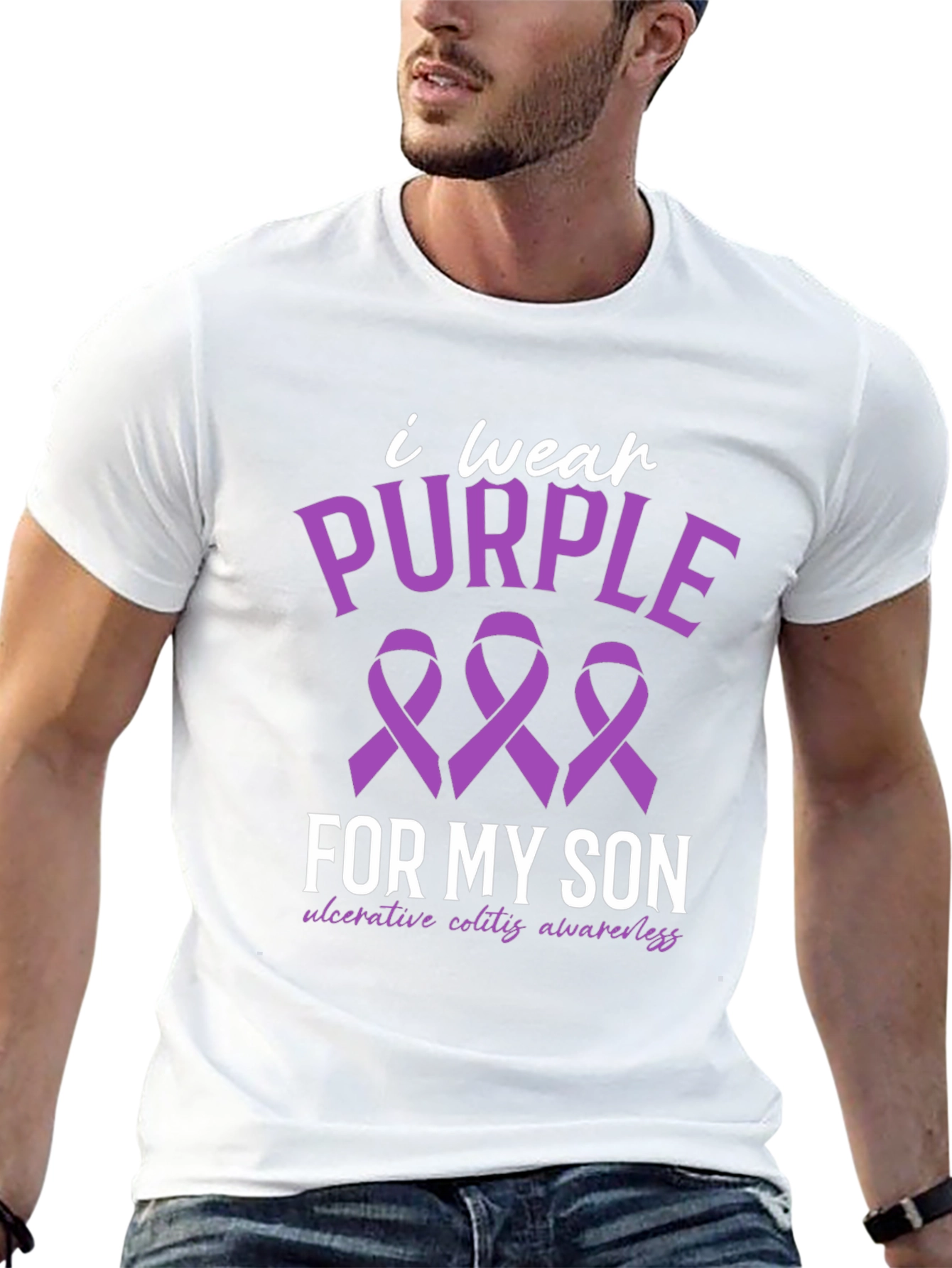 Purple Ribbon Awareness T-Shirt