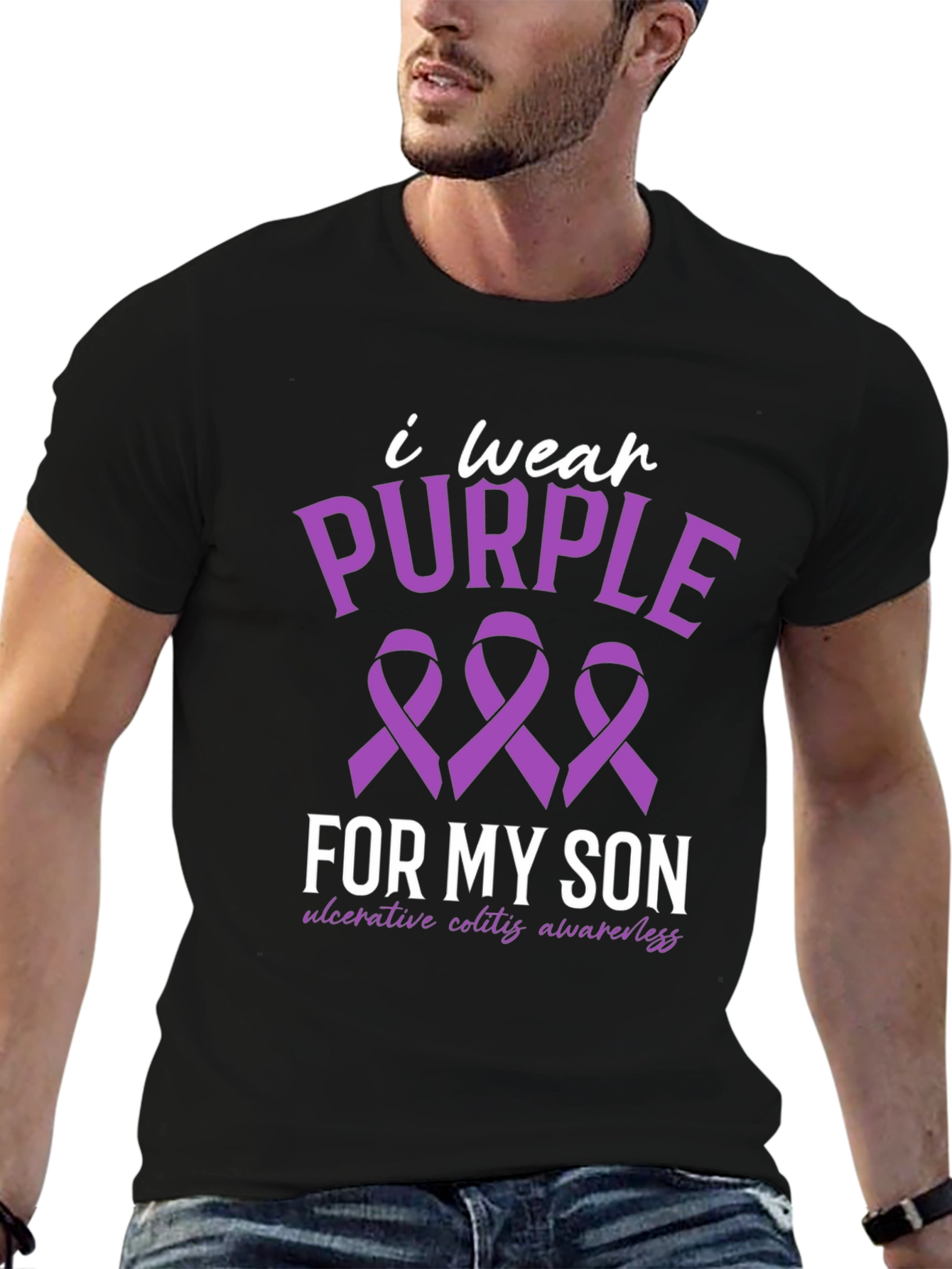 Purple Ribbon Awareness T-Shirt
