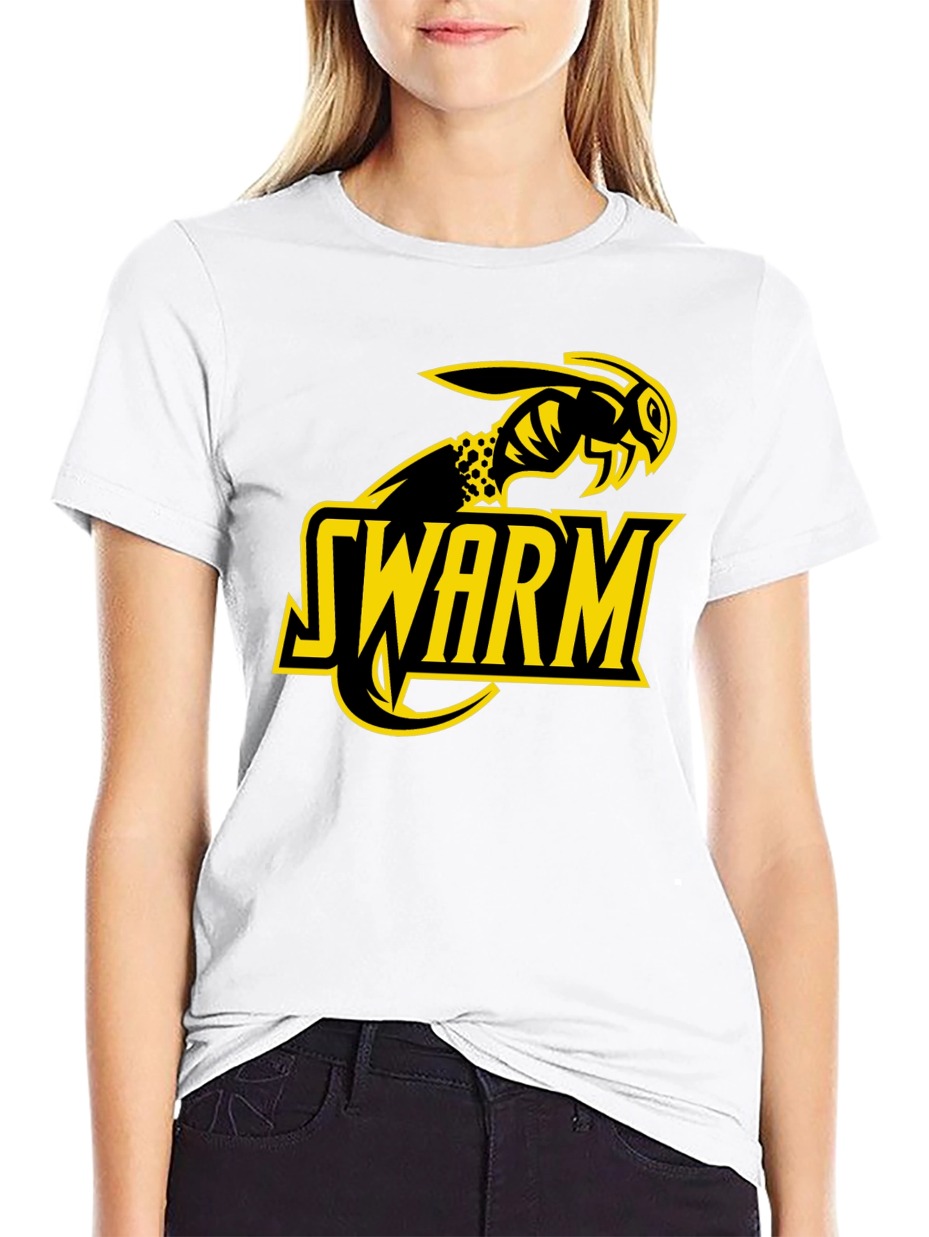 Swarm Hornet T-Shirt - Black Graphic Tee