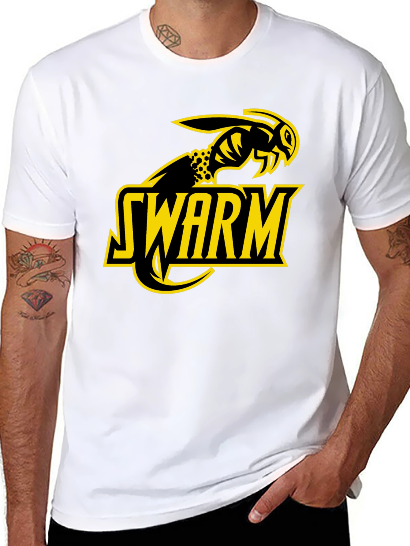 Swarm Hornet T-Shirt - Black Graphic Tee