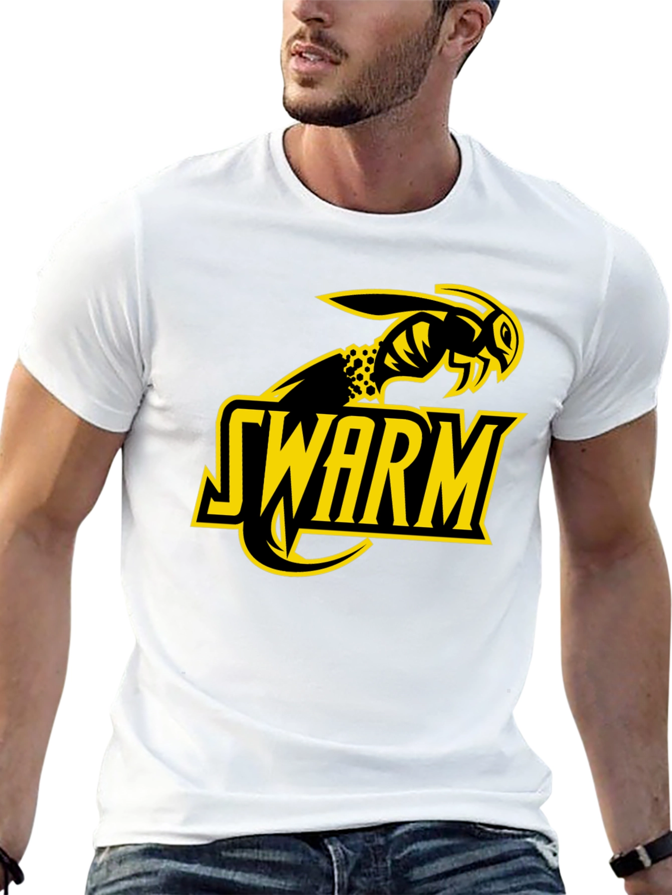Swarm Hornet T-Shirt - Black Graphic Tee
