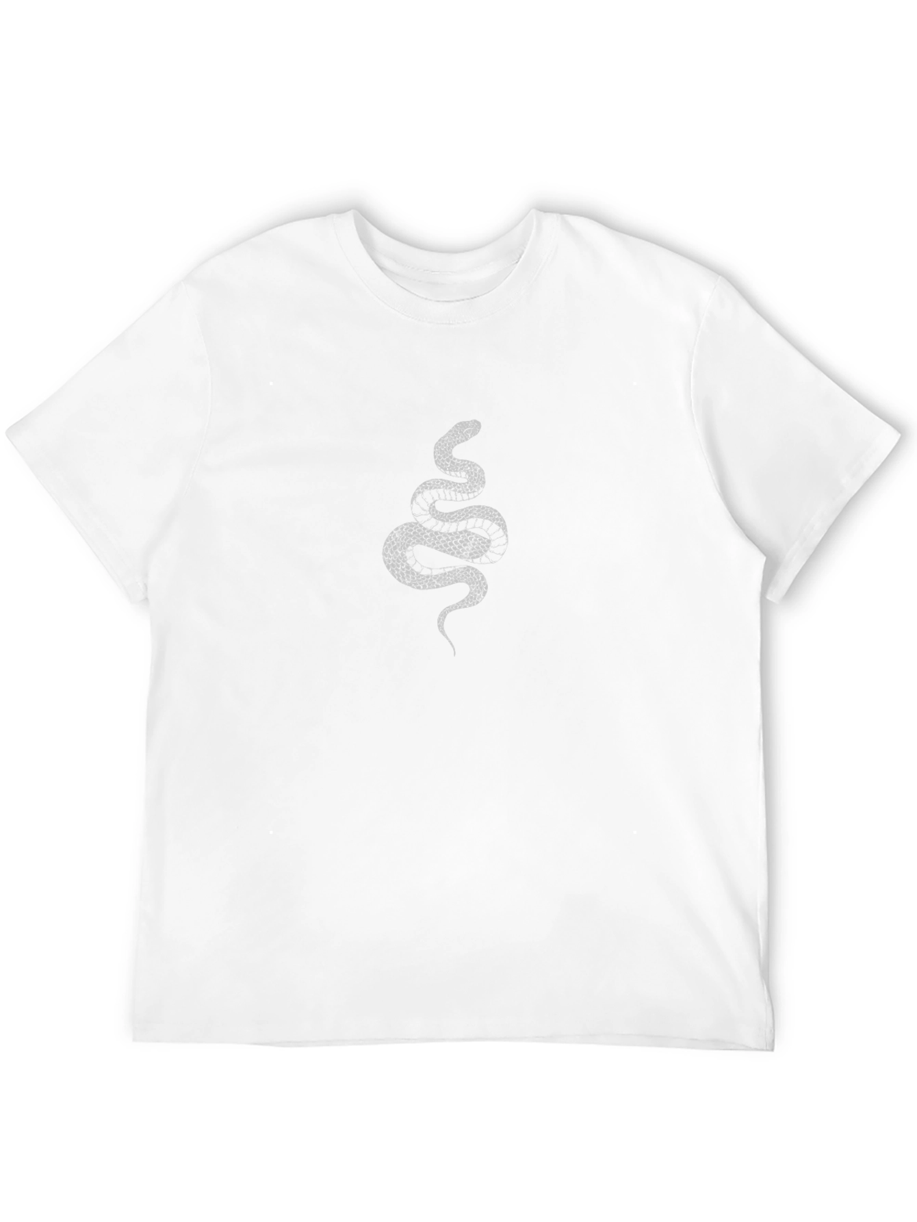 Black Snake Graphic T-Shirt for Men