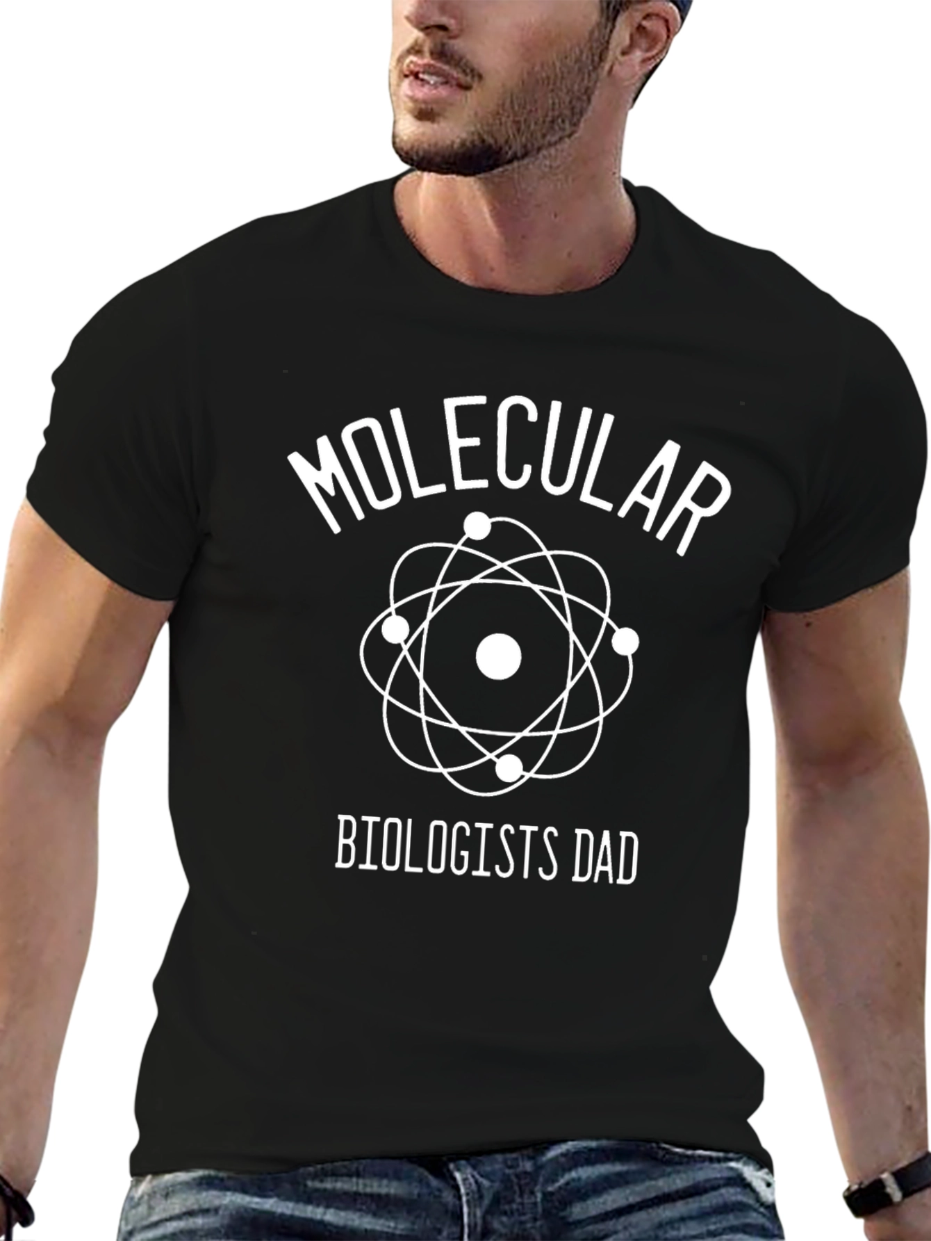 Molecular Biologists Dad Black T-Shirt