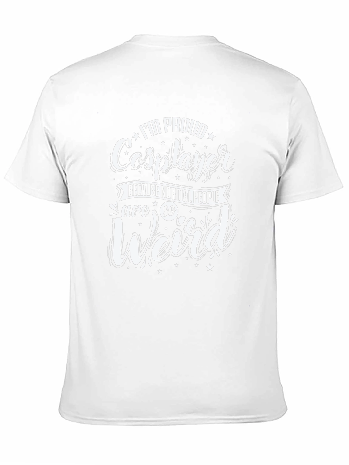 Proud Cosplayer Black T-Shirt - Weird