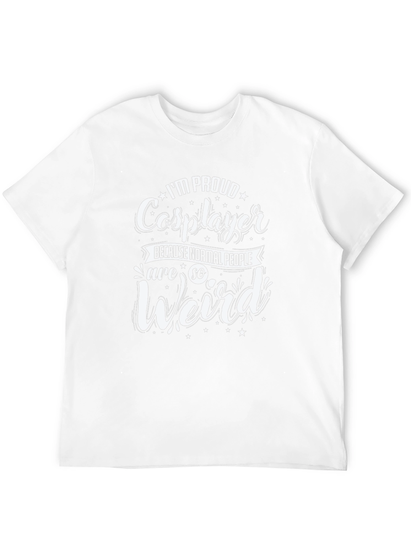 Proud Cosplayer Black T-Shirt - Weird