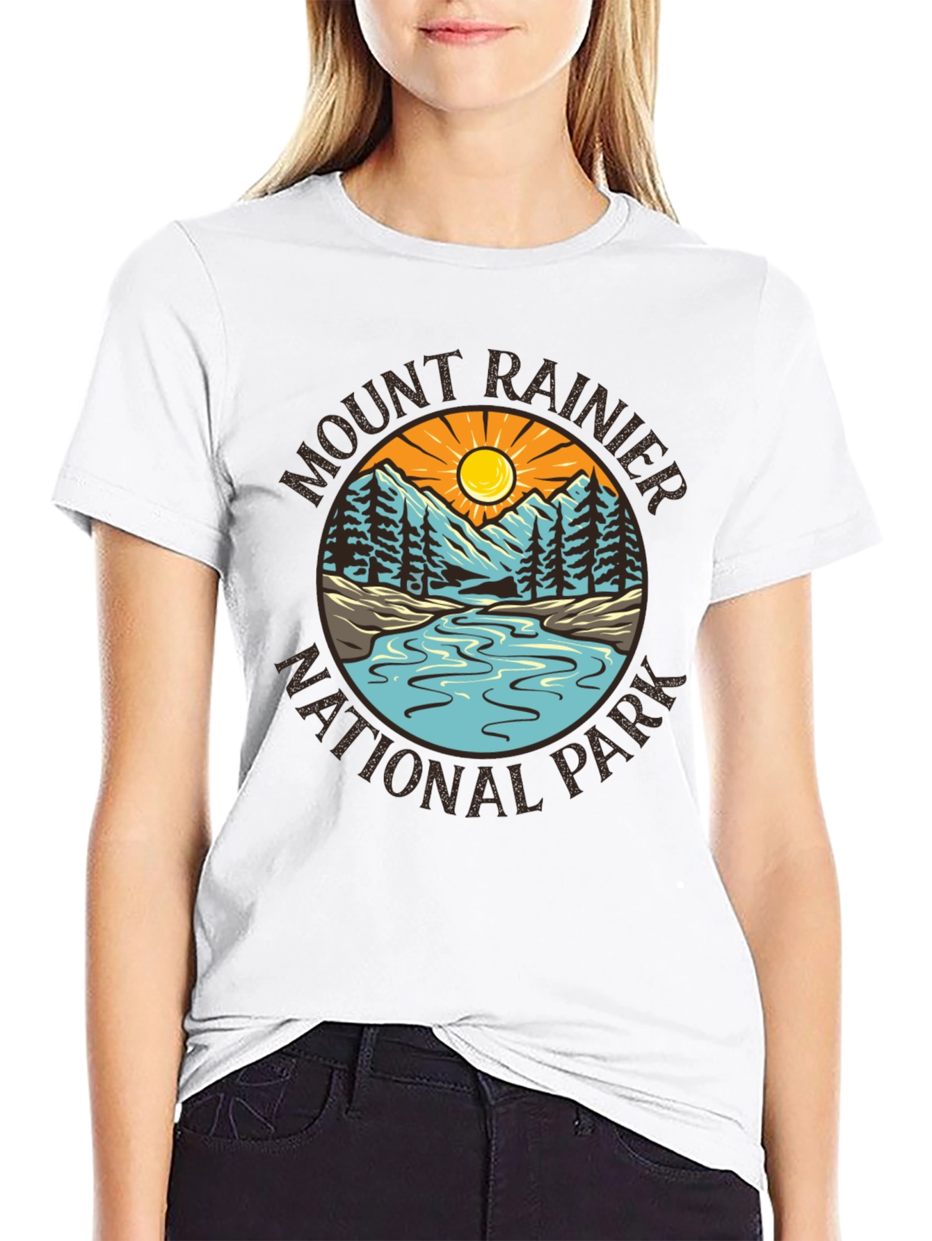 Mount Rainier National Park Graphic Tee