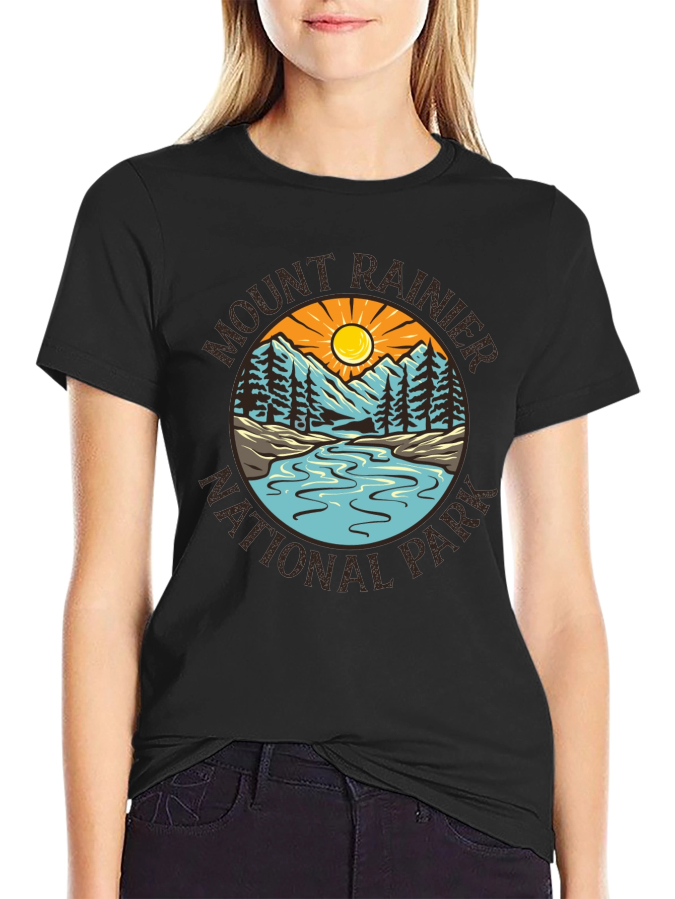 Mount Rainier National Park Graphic Tee