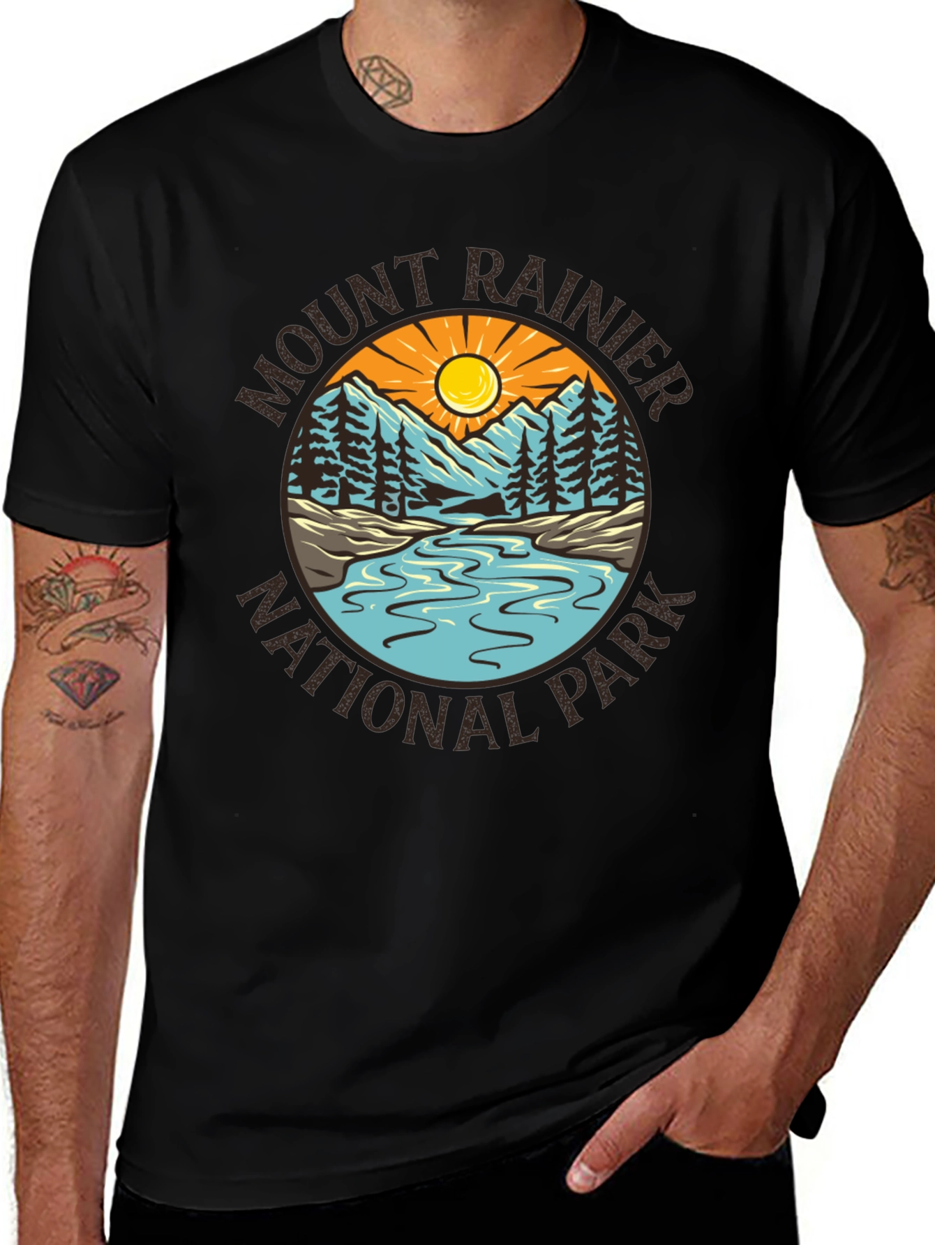 Mount Rainier National Park Graphic Tee