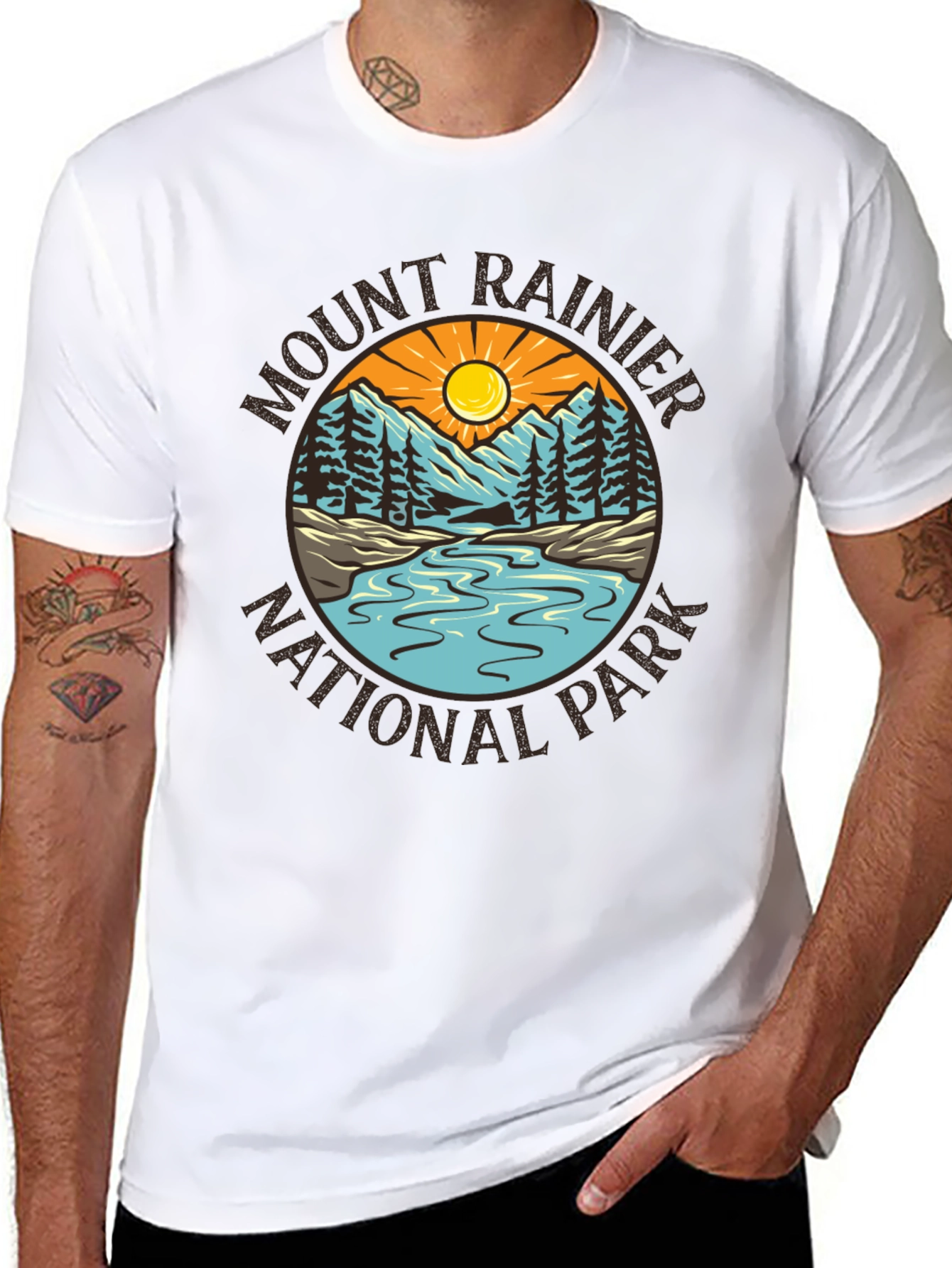 Mount Rainier National Park Graphic Tee