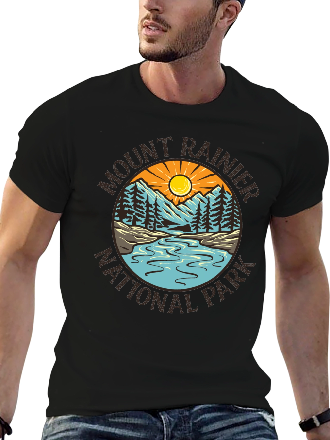 Mount Rainier National Park Graphic Tee