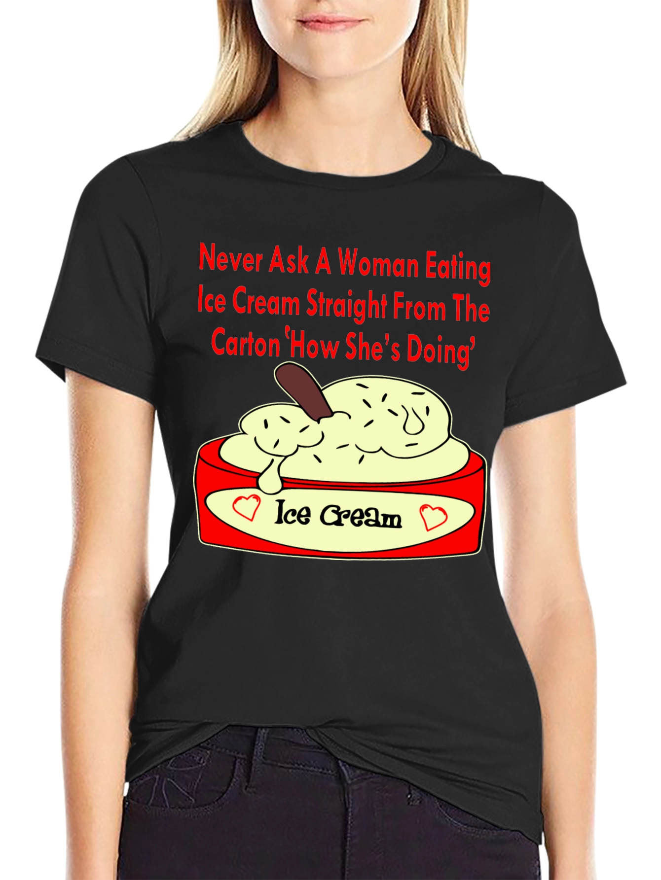 Ice Cream Lover T-Shirt - Funny Slogan Tee