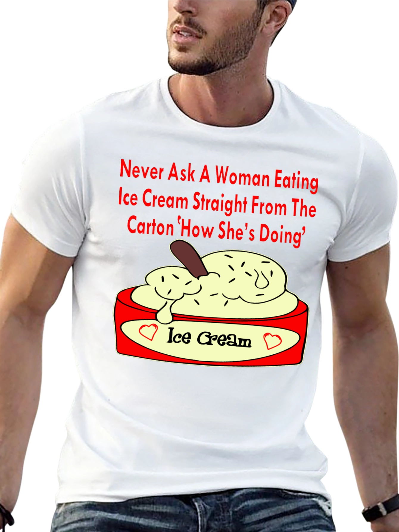 Ice Cream Lover T-Shirt - Funny Slogan Tee