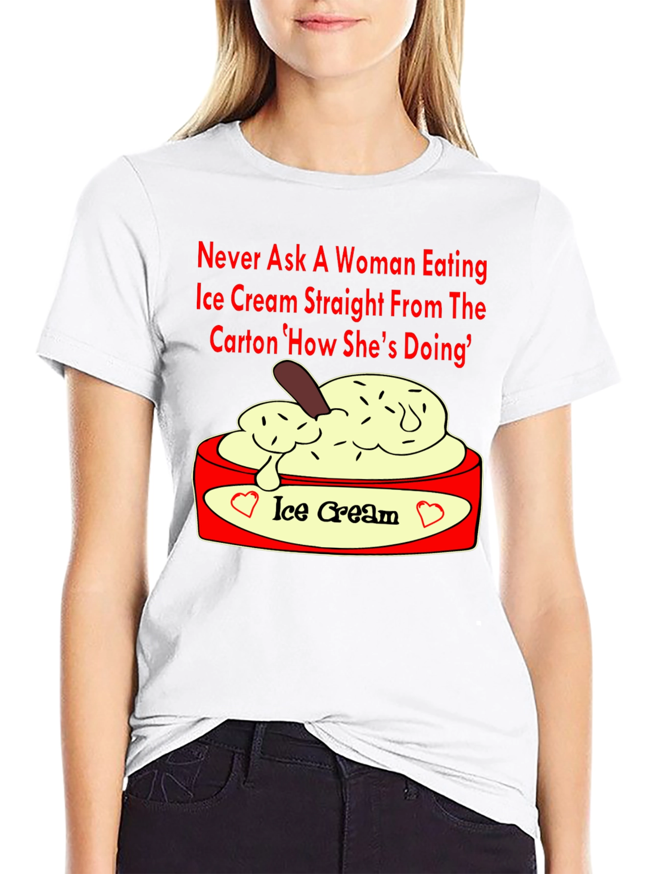 Ice Cream Lover T-Shirt - Funny Slogan Tee
