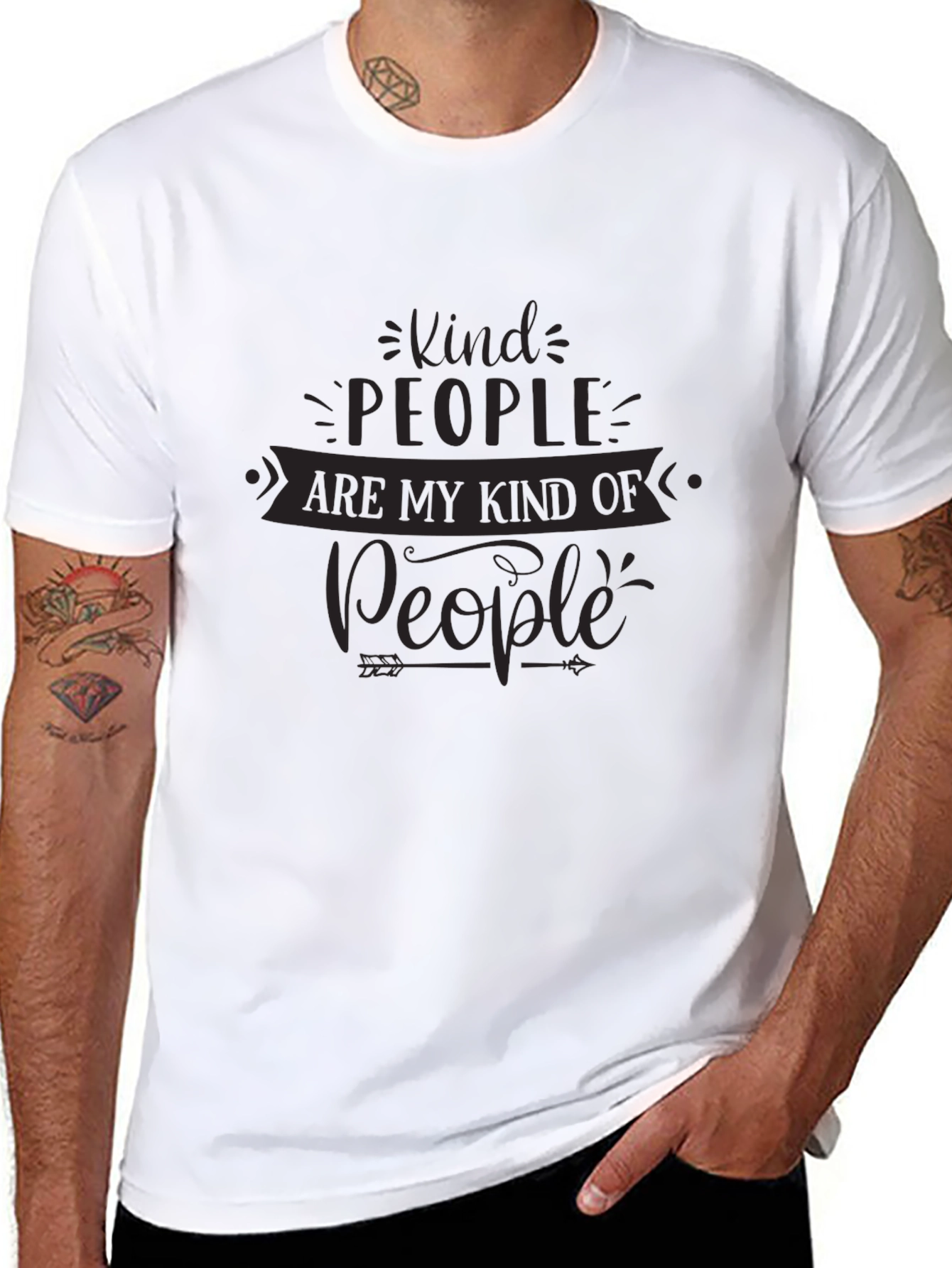 Kind People T-Shirt: Soft Stylish and Meaningful