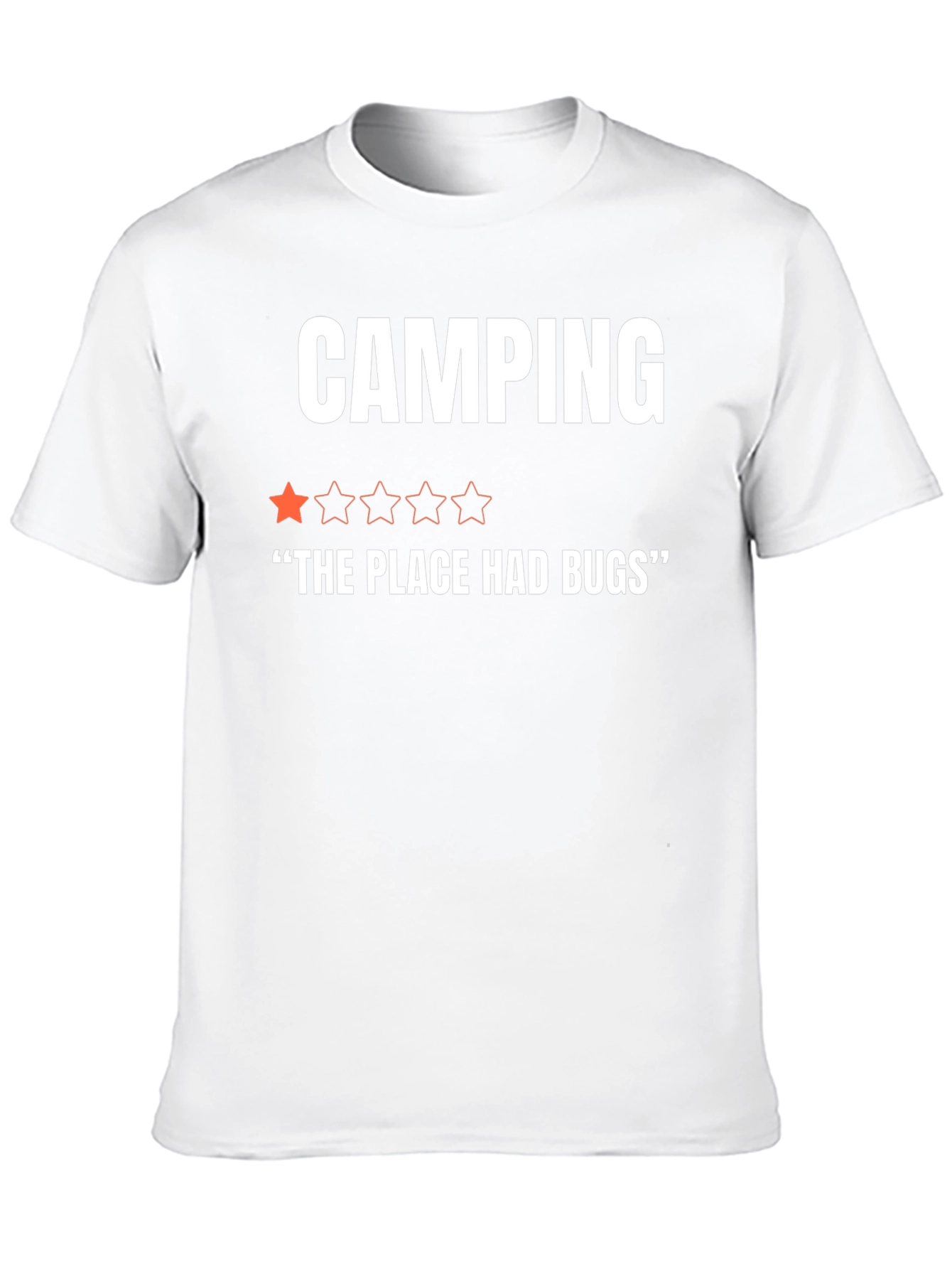 Camping One-Star Funny Graphic T-Shirt