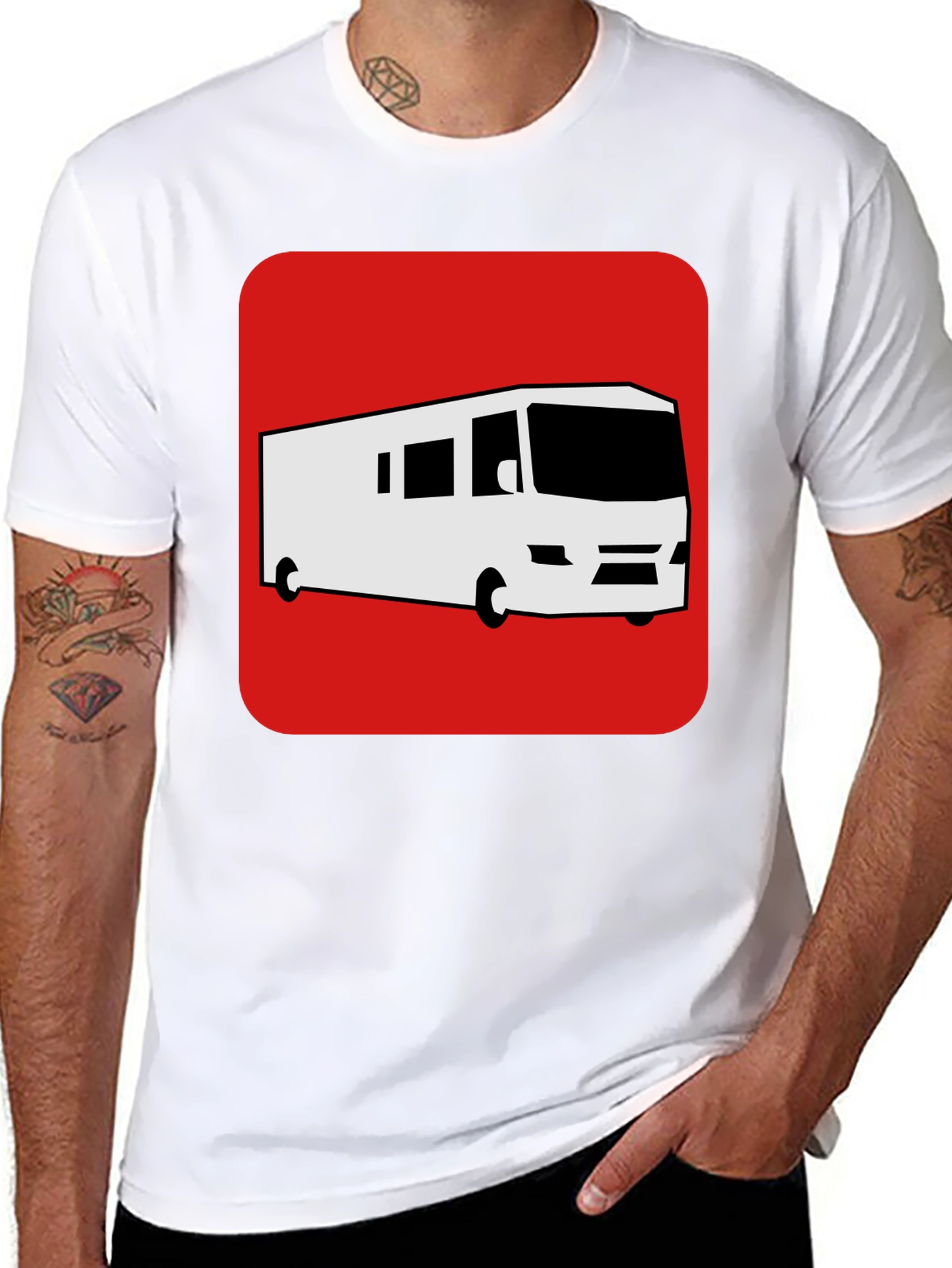 RV Camper T-Shirt - Black Graphic Tee
