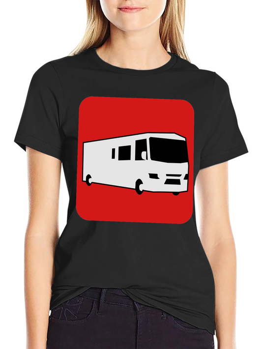 RV Camper T-Shirt - Black Graphic Tee