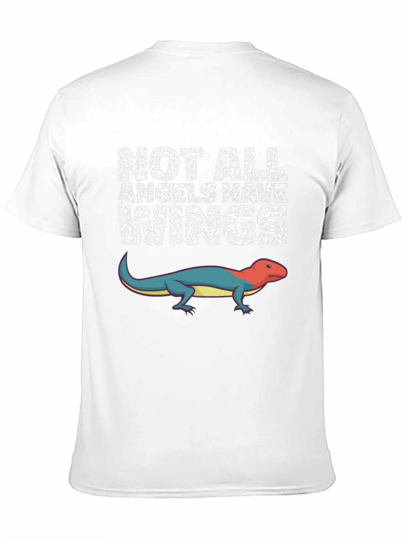 Lizard Angel Graphic Tee - Unisex Novelty T-Shirt