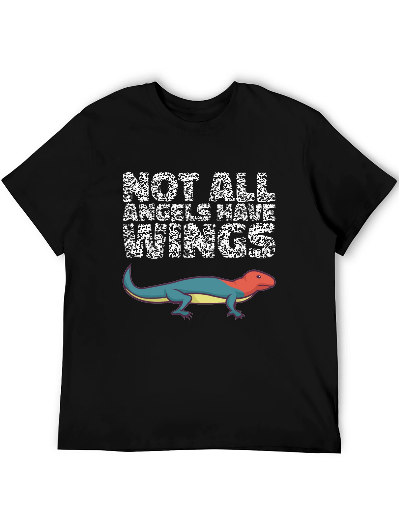 Lizard Angel Graphic Tee - Unisex Novelty T-Shirt