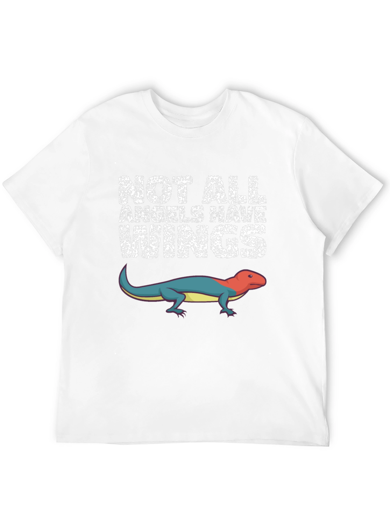 Lizard Angel Graphic Tee - Unisex Novelty T-Shirt