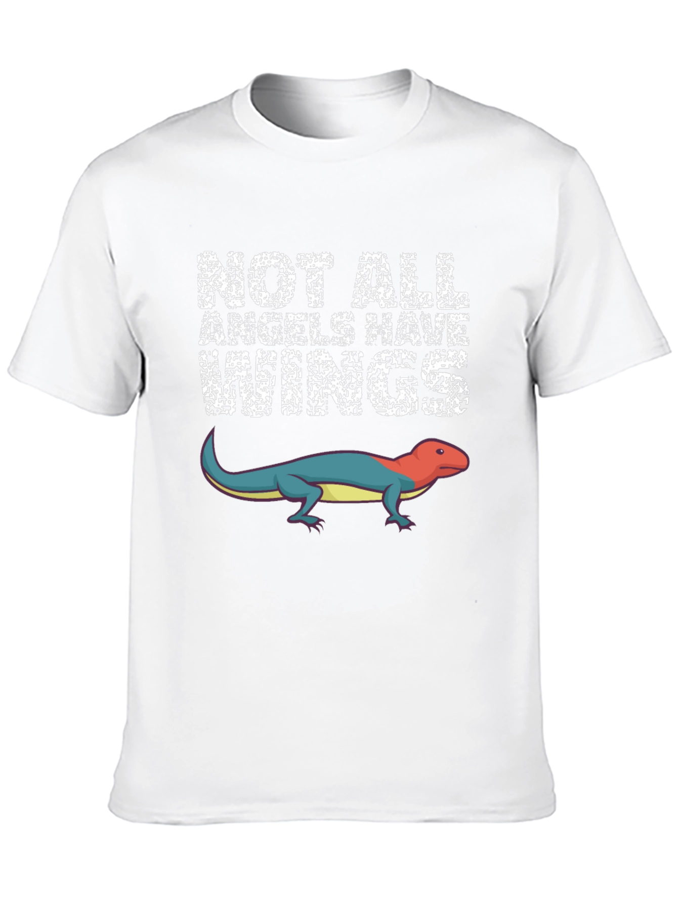 Lizard Angel Graphic Tee - Unisex Novelty T-Shirt