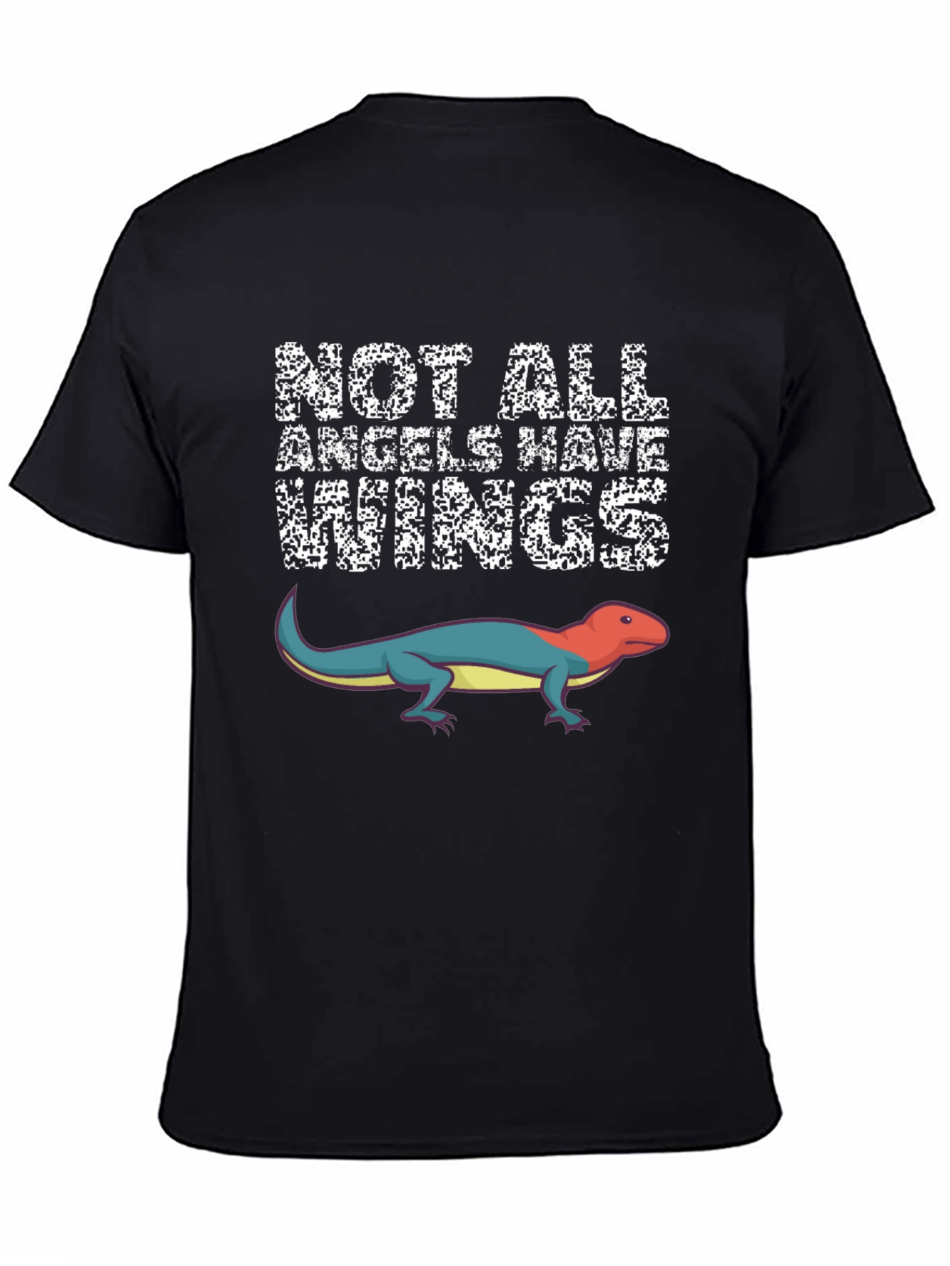 Lizard Angel Graphic Tee - Unisex Novelty T-Shirt