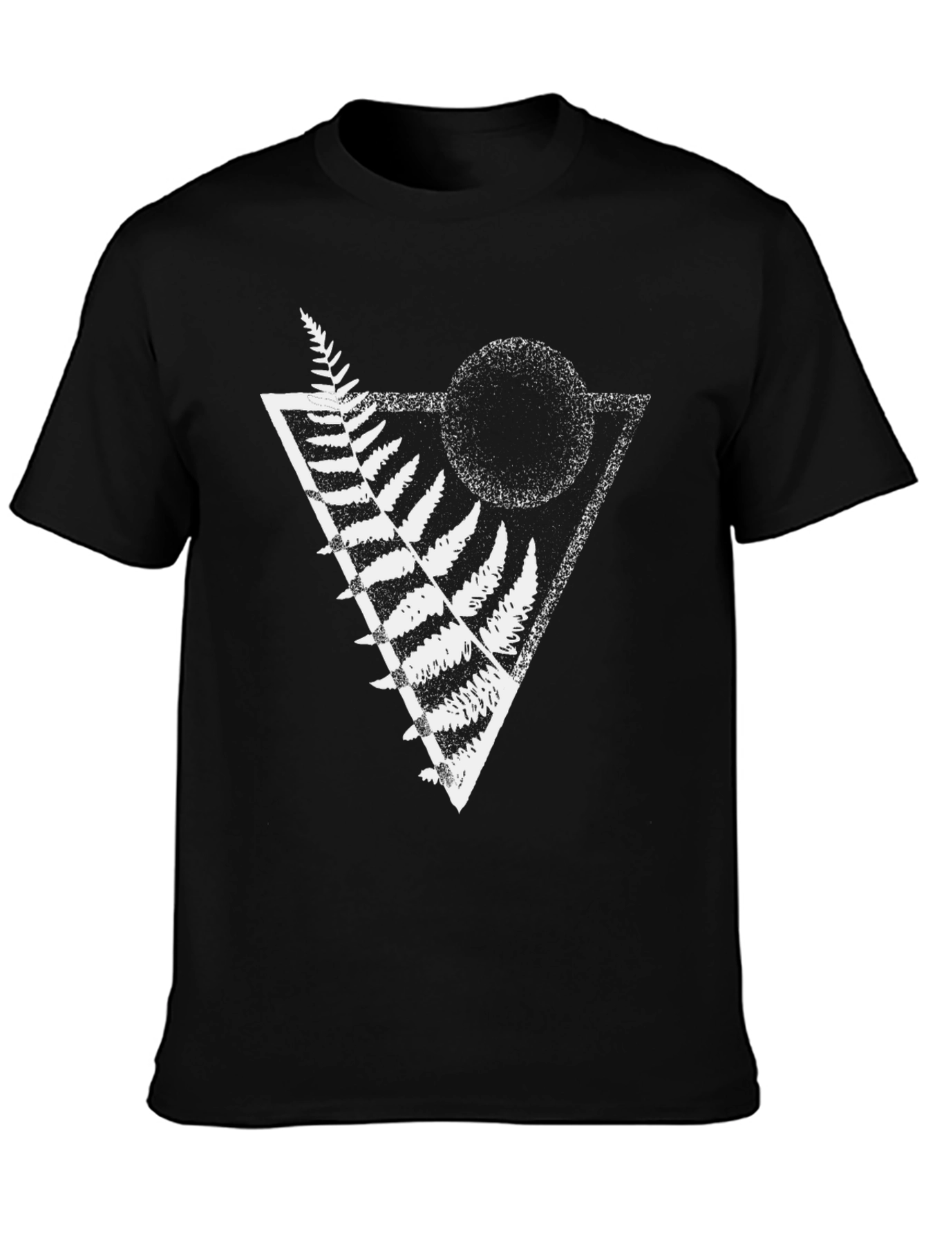 Geometric Fern Graphic Tee - Stylish Menswear