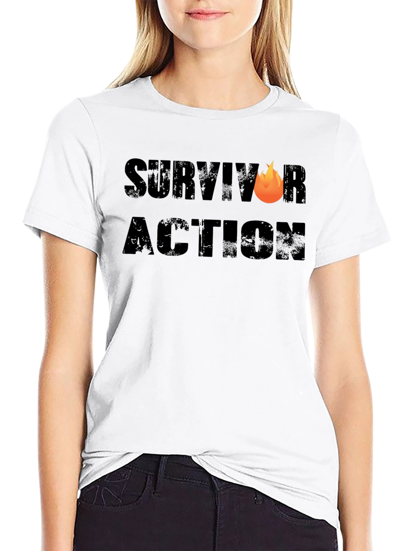 Survivor Action T-Shirt - Bold Design