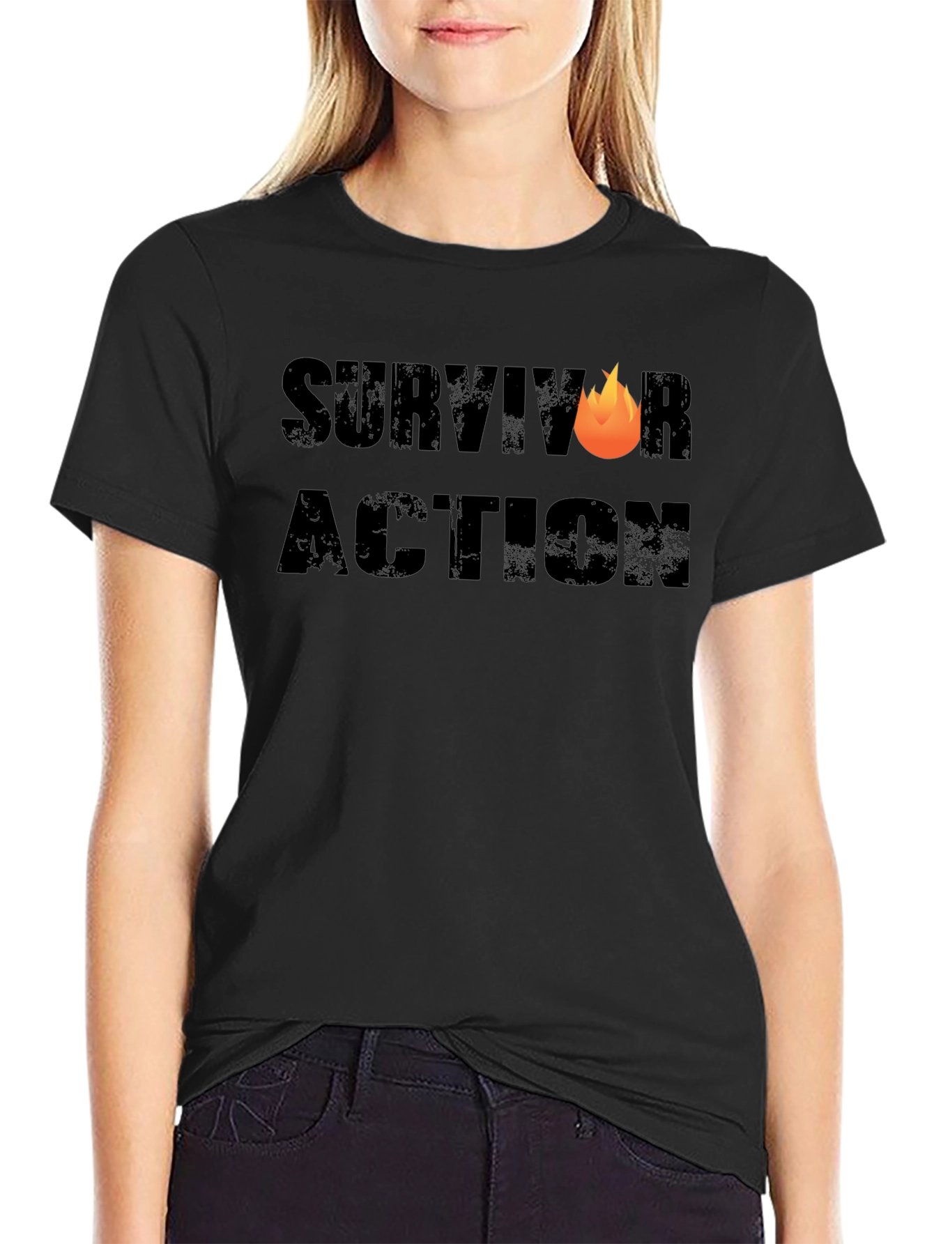 Survivor Action T-Shirt - Bold Design