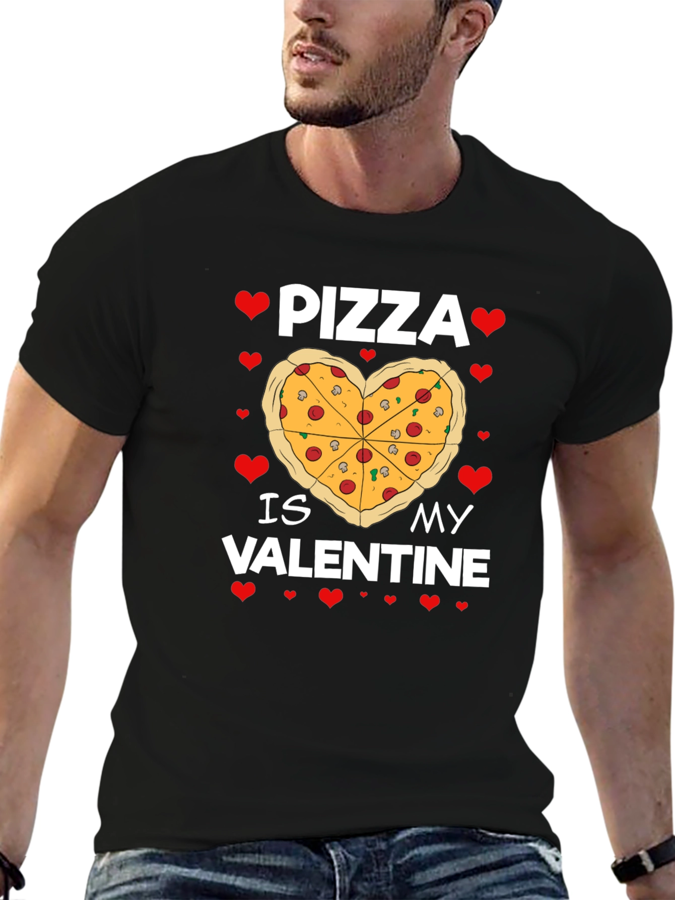 Pizza is My Valentine Graphic Tee