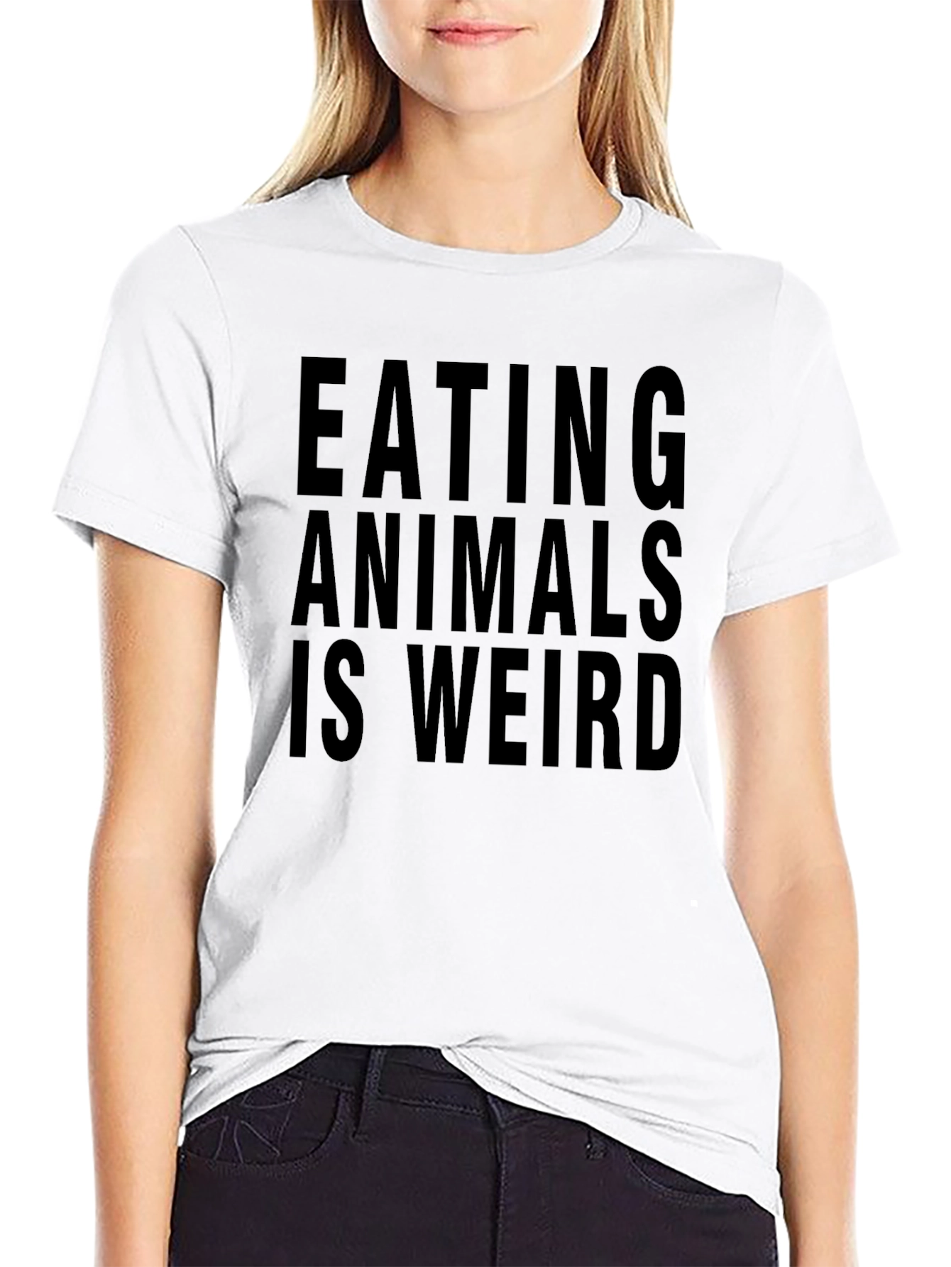 Eating Animals Is Weird Graphic T-Shirt